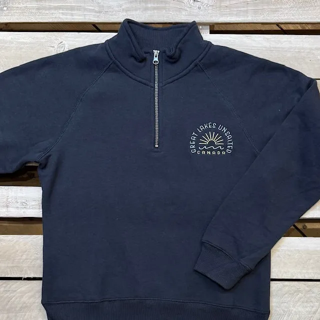 Great Lakes Say Yes Sun Ladies Sanded Fleece 1/4 Zip sold by Archie's Surf Shop product image thumbnail 3