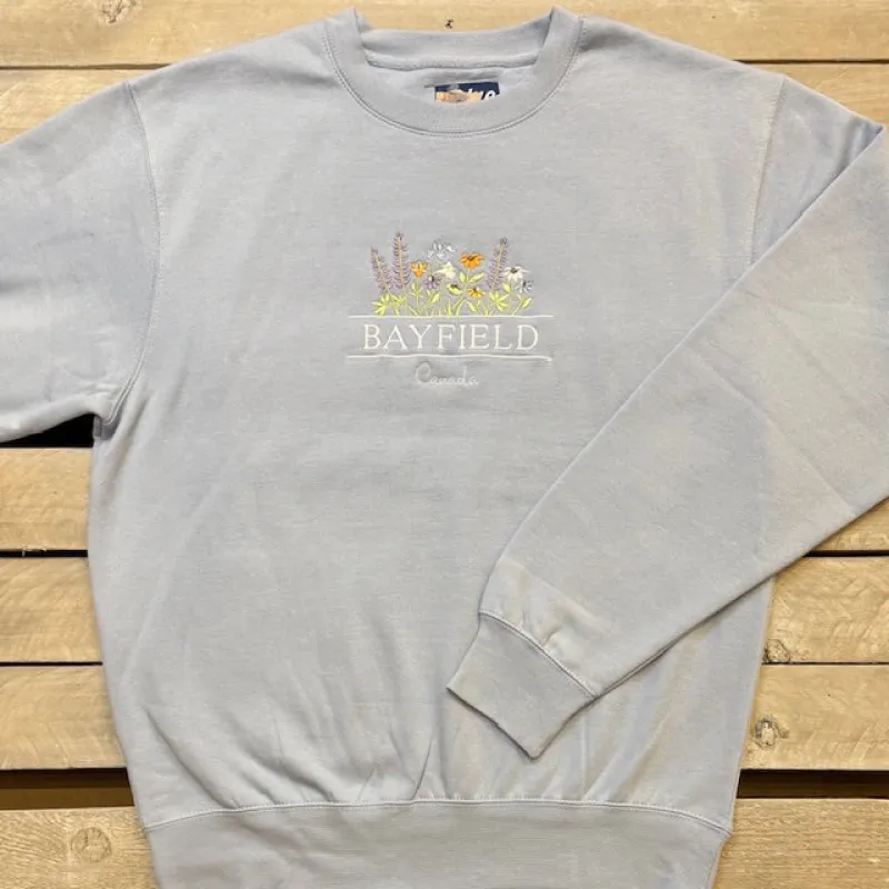 Bayfield Souvenir All Spice Flowers Crew Neck Fleece sold by Archie's Surf Shop