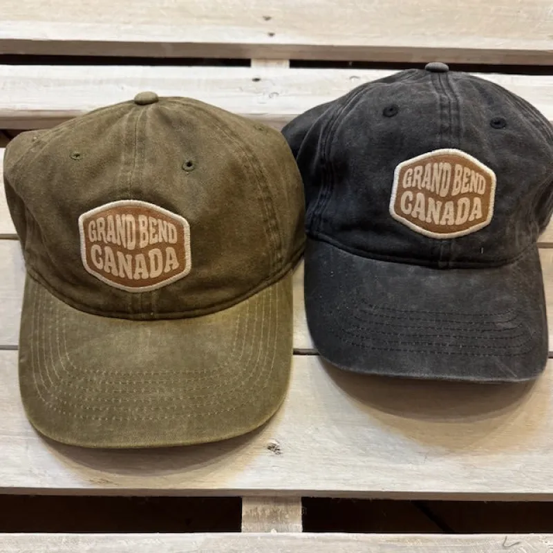 Grand Bend Souvenir Wavy Letter Ball Cap sold by Archie's Surf Shop