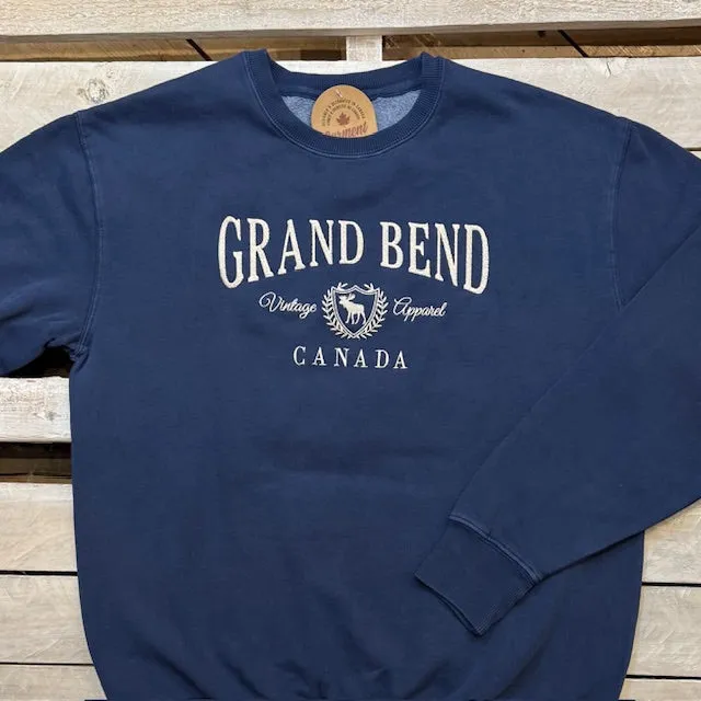 Grand Bend Souvenir Moose Emblem Crew Neck Fleece sold by Archie's Surf Shop product image thumbnail 2