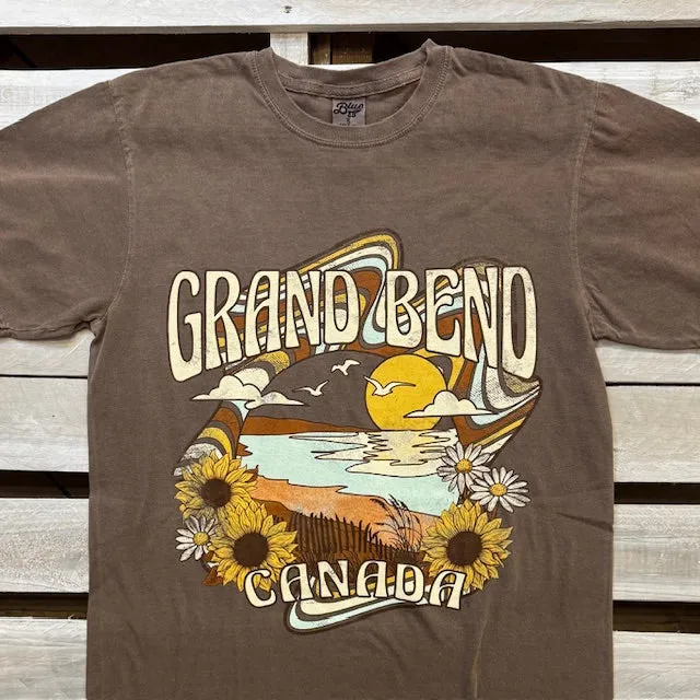Grand Bend Souvenir Autumn Road Short Sleeve Tee sold by Archie's Surf Shop