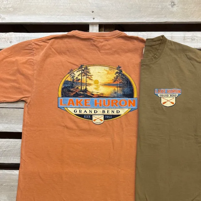 Grand Bend Souvenir Brawler Lake Short Sleeve Tee sold by Archie's Surf Shop
