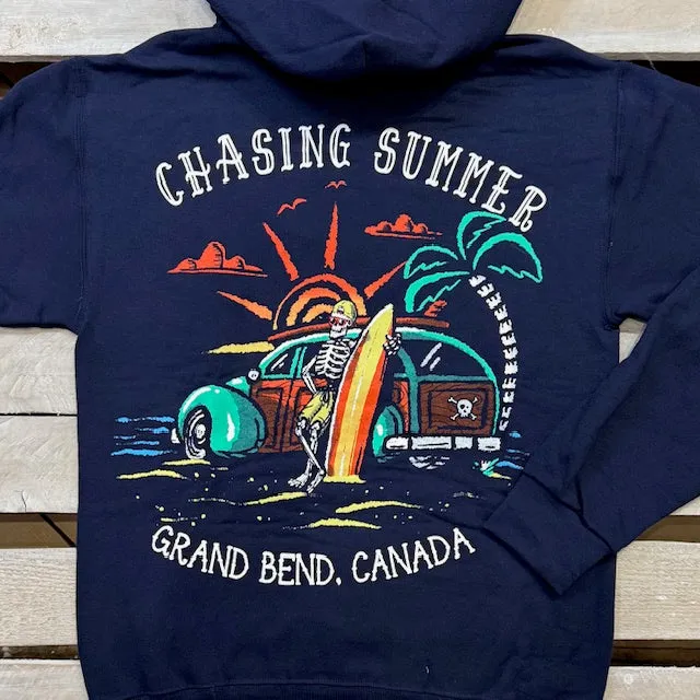 Grand Bend Souvenir Woody Wagon Sunset Hoodie sold by Archie's Surf Shop