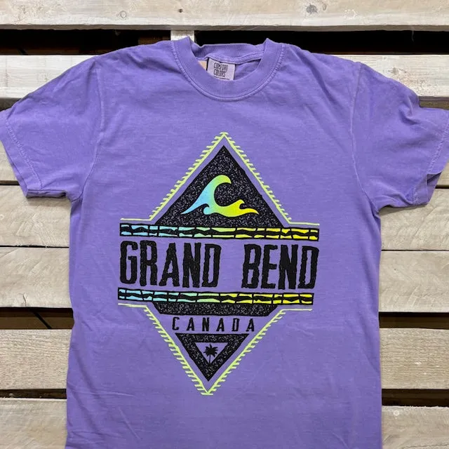 Grand Bend Souvenir Grunge Diamond Short Sleeve Tee sold by Archie's Surf Shop