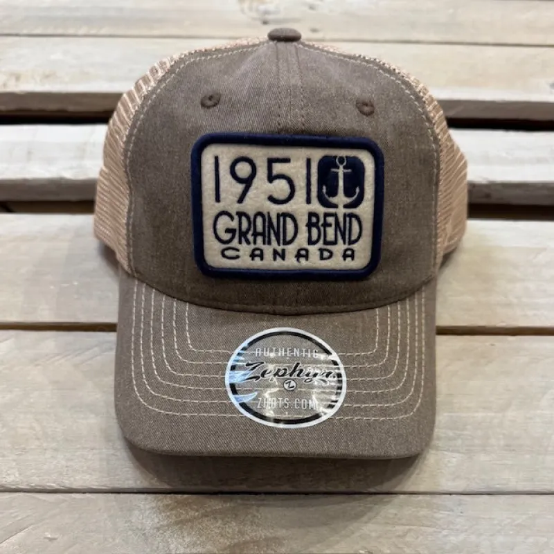 Grand Bend Souvenir Trade Union Trucker Ball Cap sold by Archie's Surf Shop