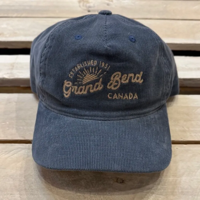 Grand Bend Vandable Sun Corduroy Ball Cap sold by Archie's Surf Shop