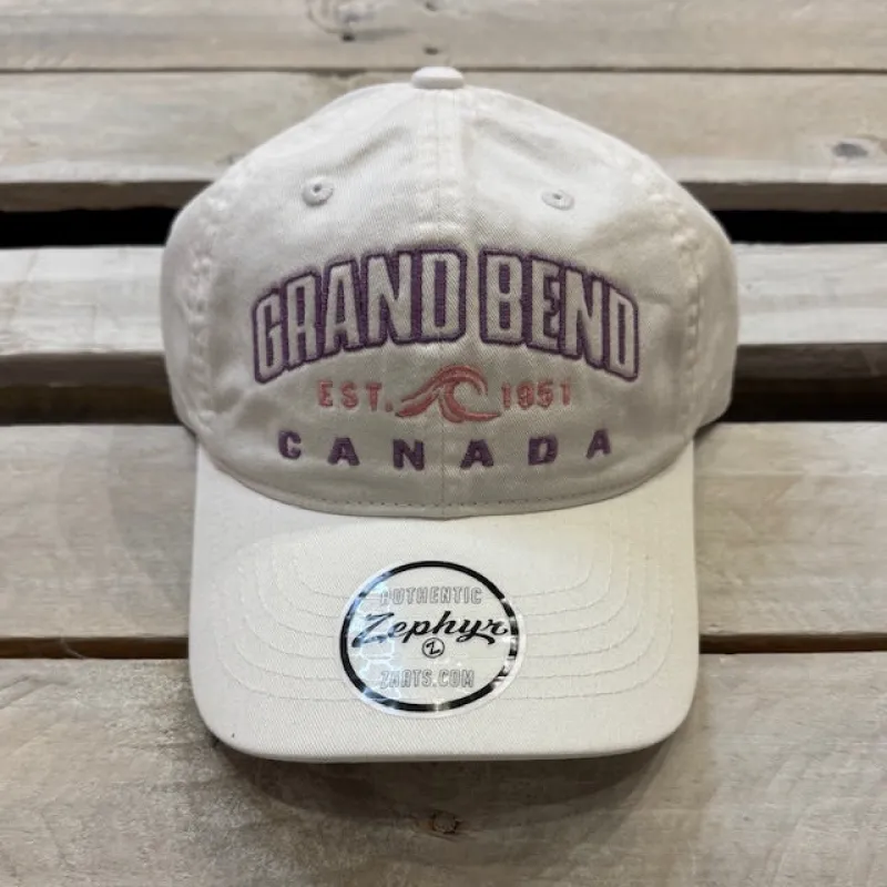 Grand Bend Souvenir Dropped Wave Ball Cap sold by Archie's Surf Shop
