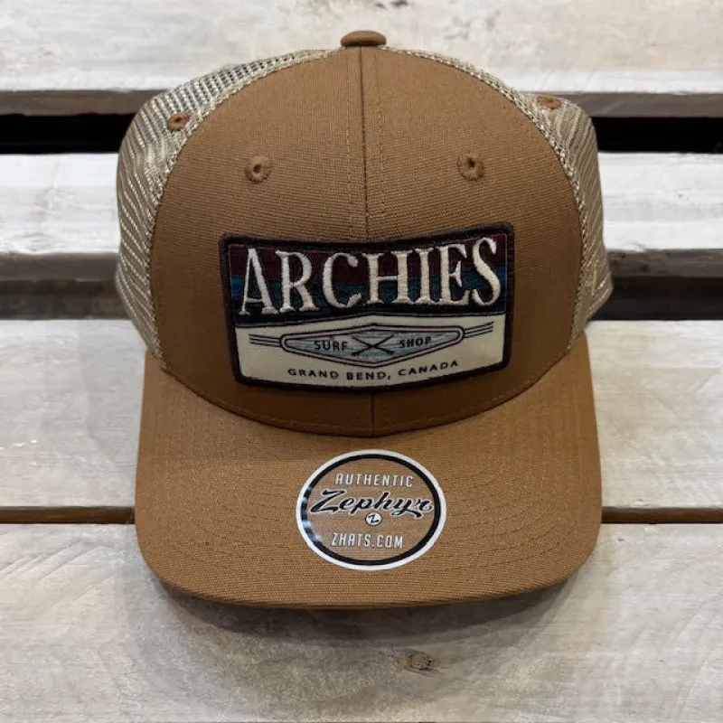 Archies Grand Bend Posca Crossed Surfboards Ball Cap sold by Archie's Surf Shop