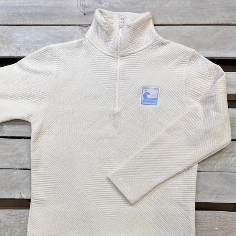 Bayfield Souvenir Zelda Zig Zag Ladies 1/4 Zip sold by Archie's Surf Shop