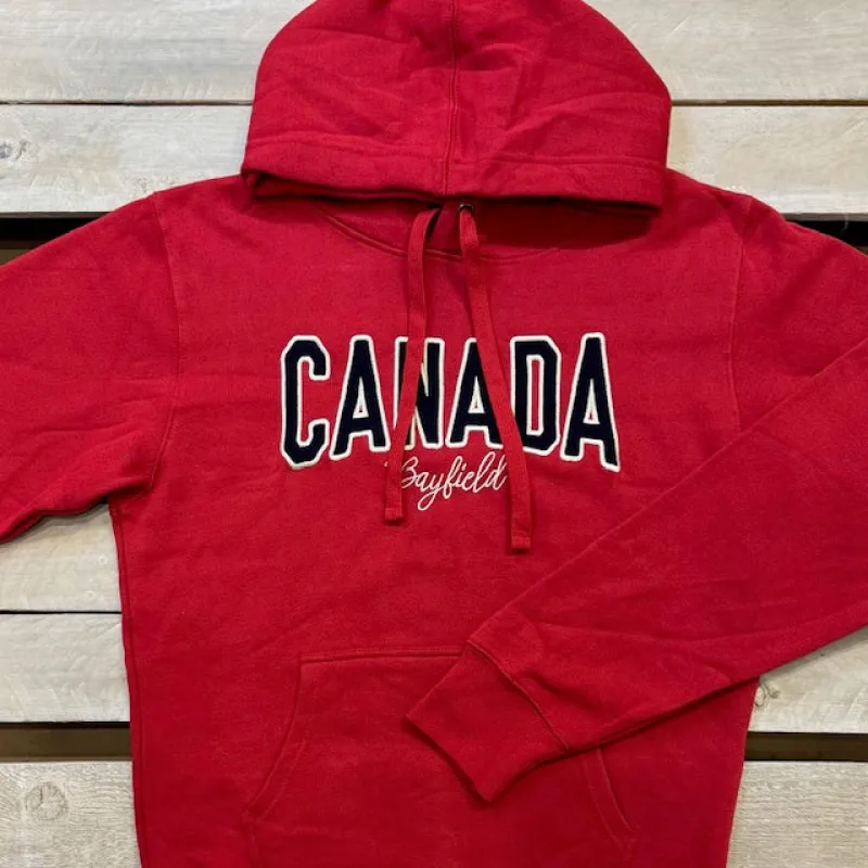 Bayfield Souvenir Canada Felt Applique Hoodie sold by Archie's Surf Shop