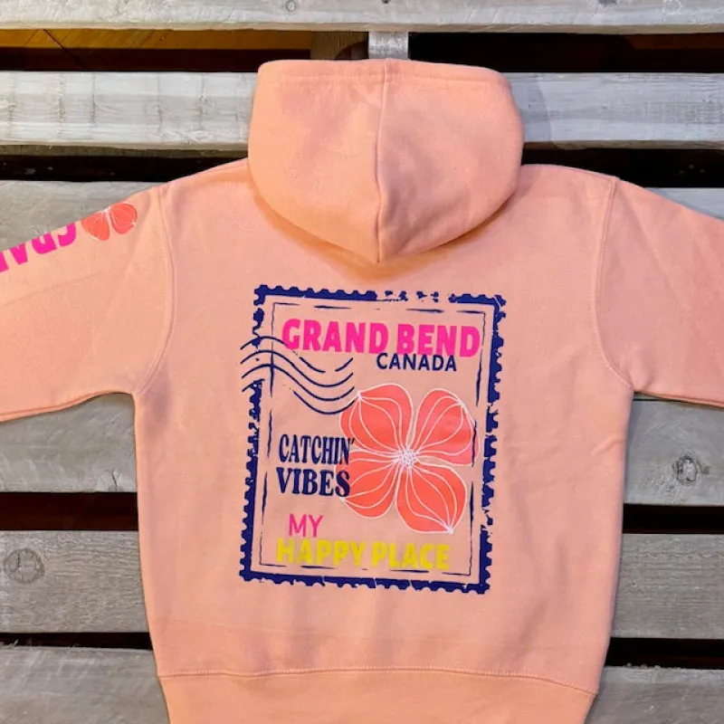 Grand Bend Youth Souvenir Euro Stamp Hoodie sold by Archie's Surf Shop