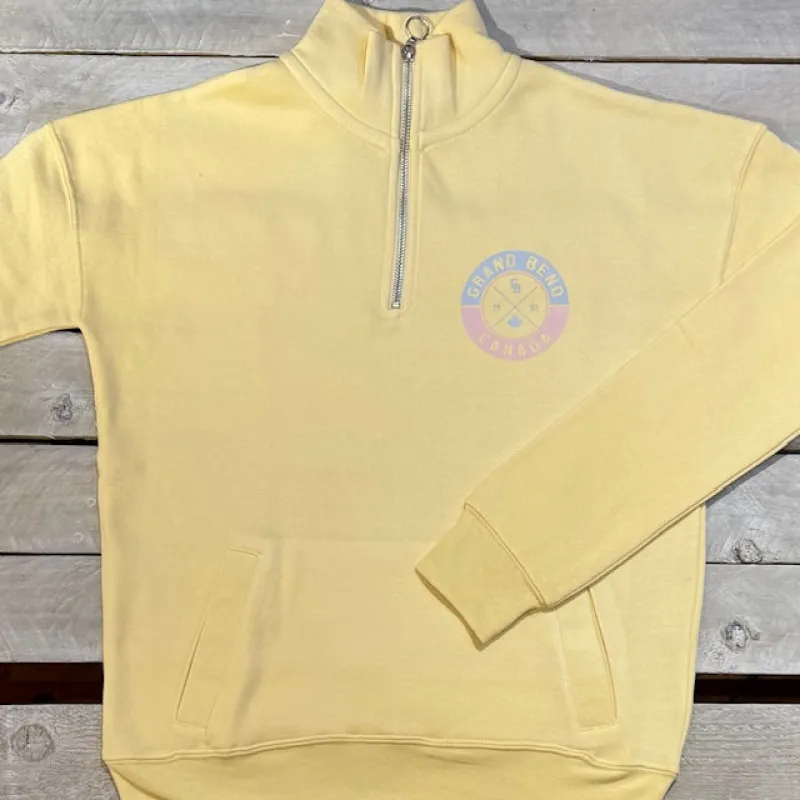Grand Bend Souvenir Dakota Ladies 1/4 Zip Fleece sold by Archie's Surf Shop