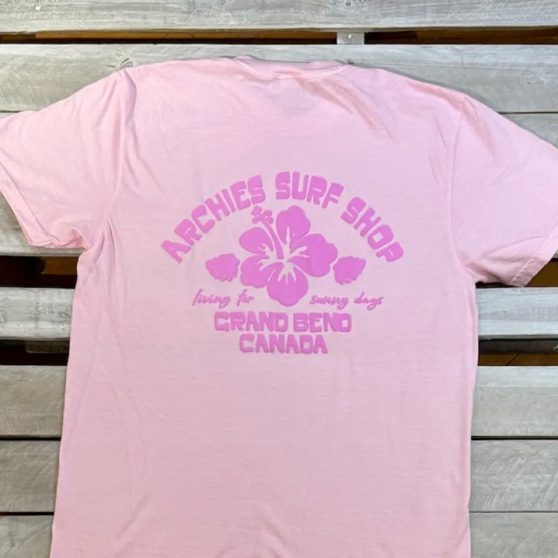 Archies Sunny Days Puff Short Sleeve Tee sold by Archie's Surf Shop