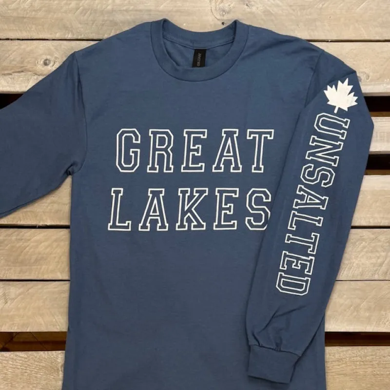Great Lakes Classics Outline Collection Long Sleeve Tee sold by Archie's Surf Shop