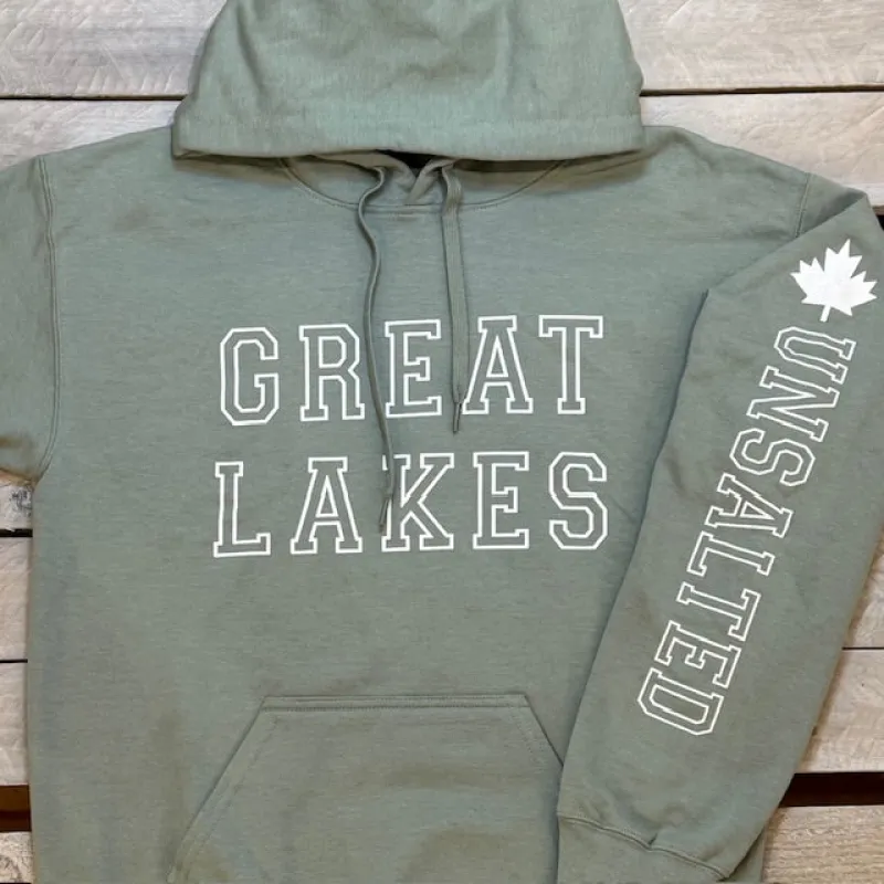 Great Lakes Classics Outline Collection Hoodie sold by Archie's Surf Shop