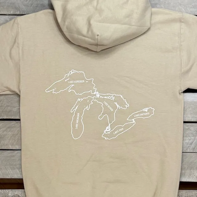 Great Lakes Classics Outline Collection Hoodie sold by Archie's Surf Shop product image thumbnail 2