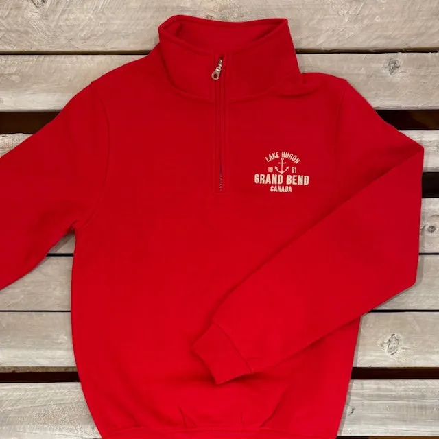 Grand Bend Souvenir Lake Huron 1/4 Zip sold by Archie's Surf Shop product image thumbnail 4