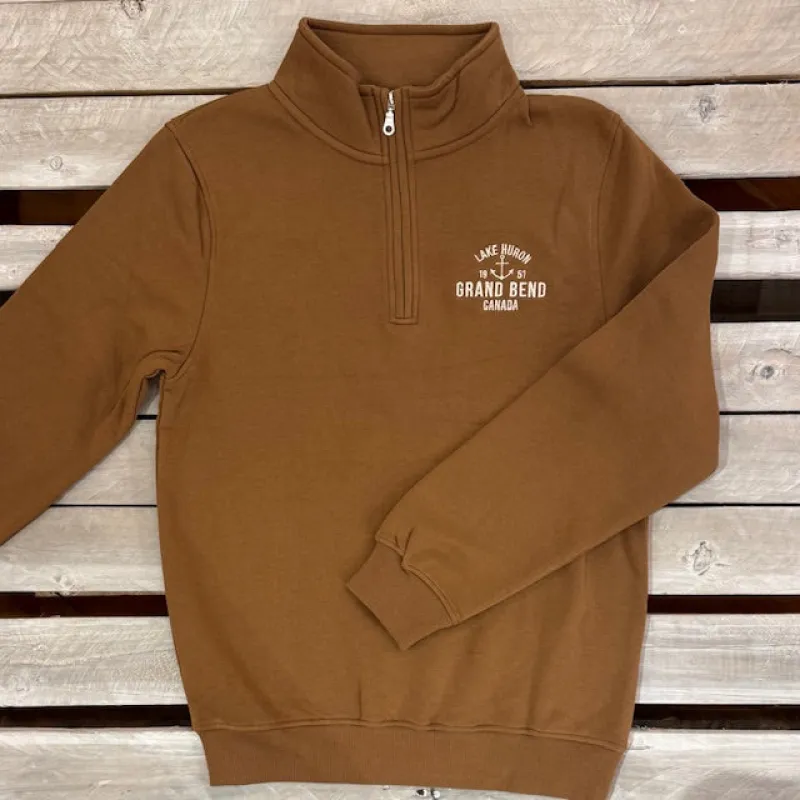 Grand Bend Souvenir Lake Huron 1/4 Zip sold by Archie's Surf Shop