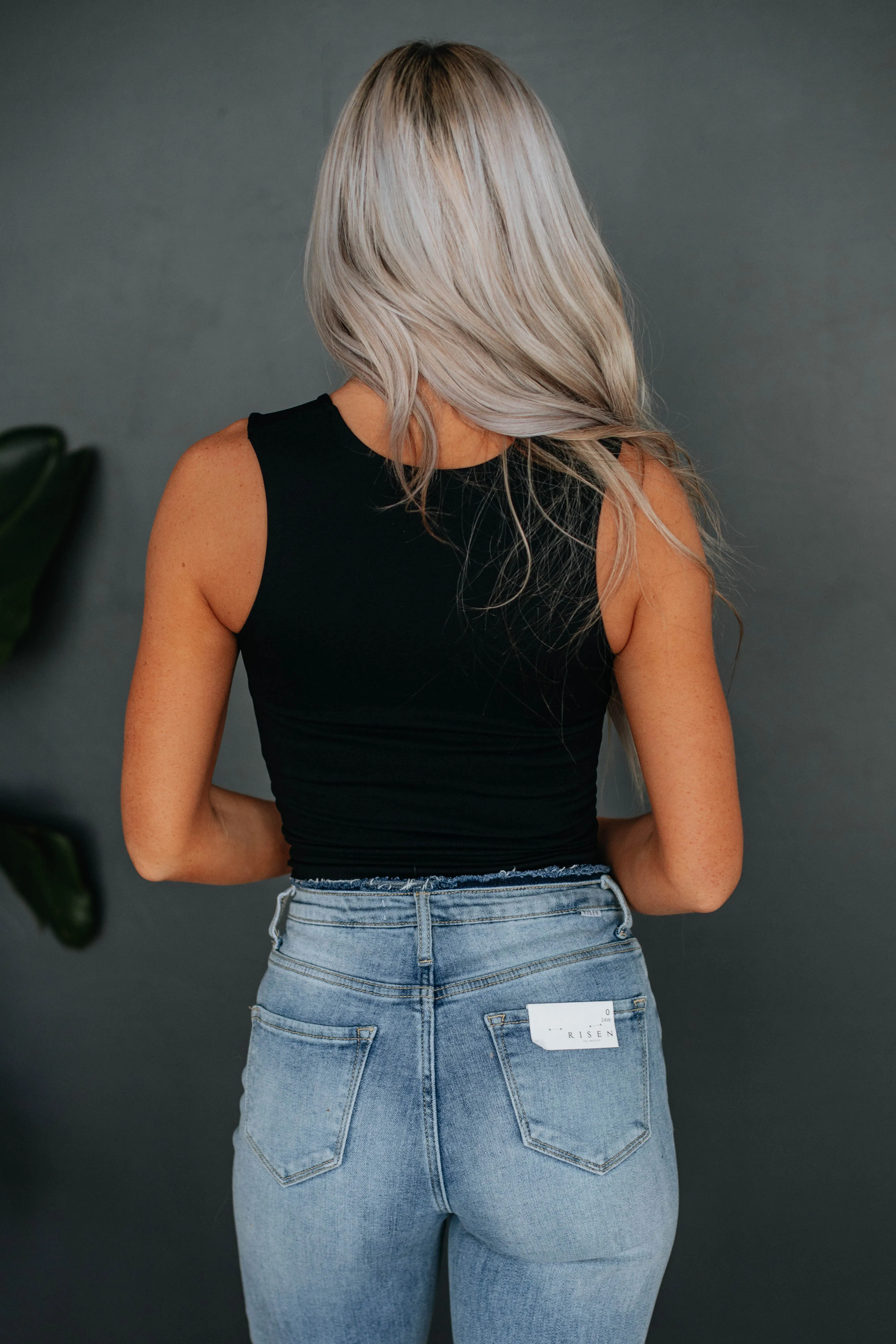 Jetson Seamless Tank - Black sold by Wild Oak Boutique product image thumbnail 5