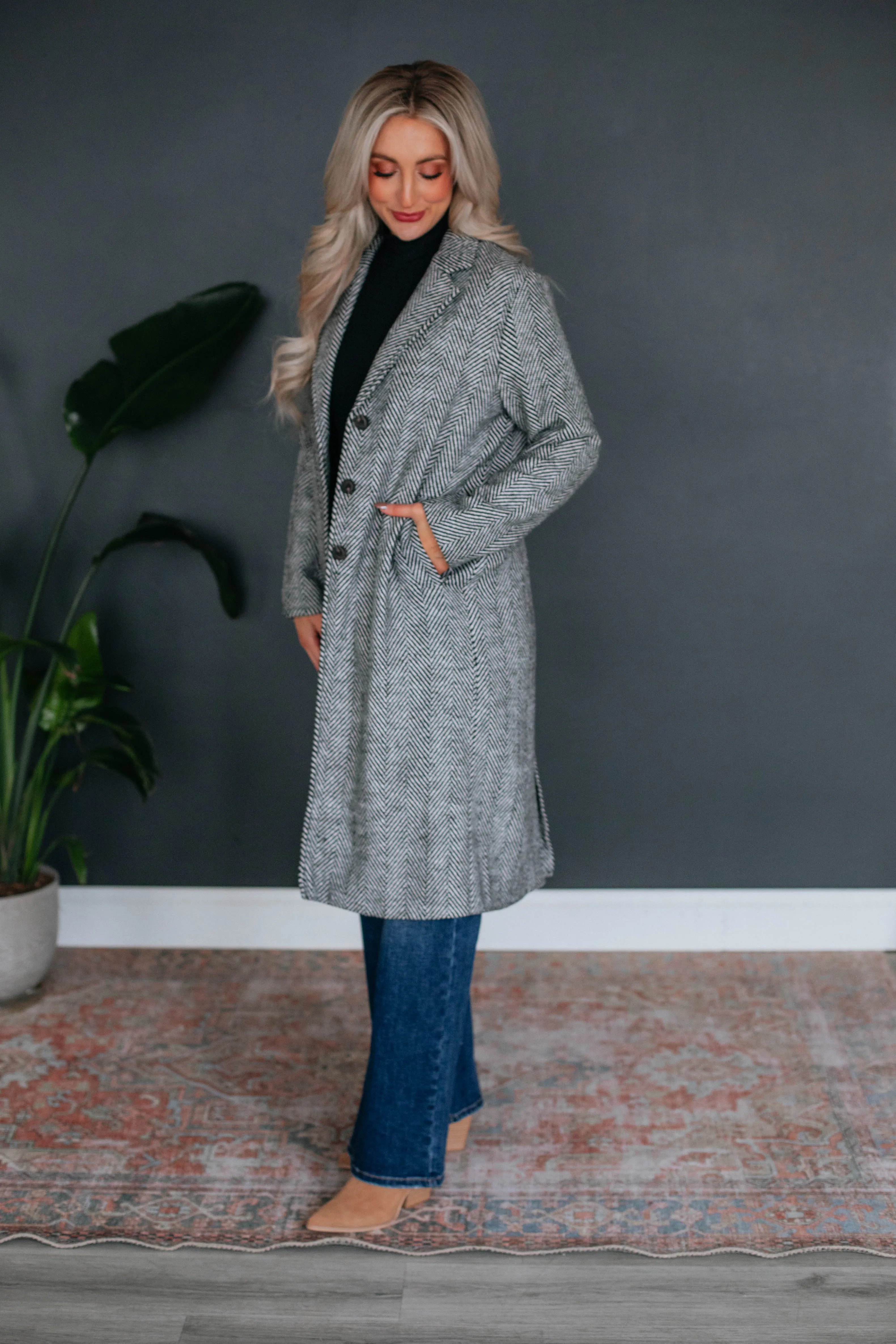Jordan Longline Coat sold by Wild Oak Boutique product image thumbnail 2