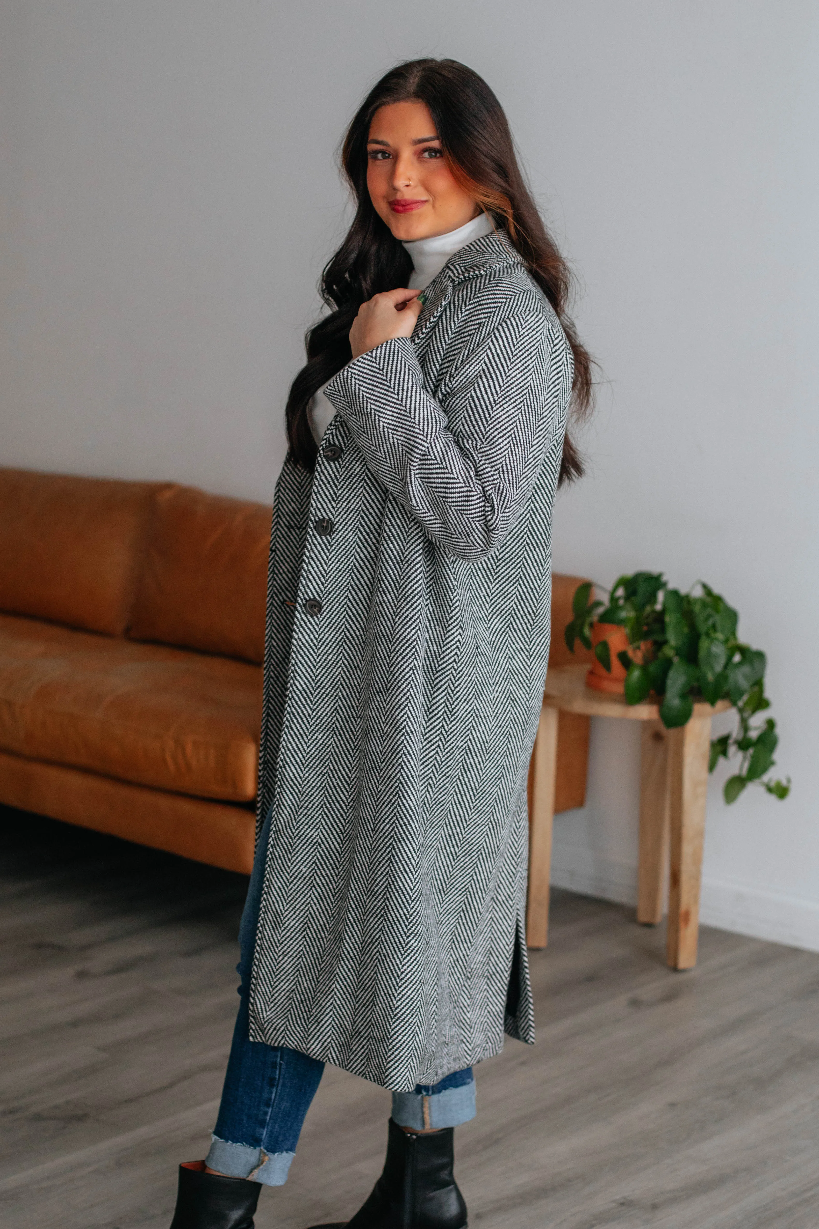 Jordan Longline Coat sold by Wild Oak Boutique product image thumbnail 4