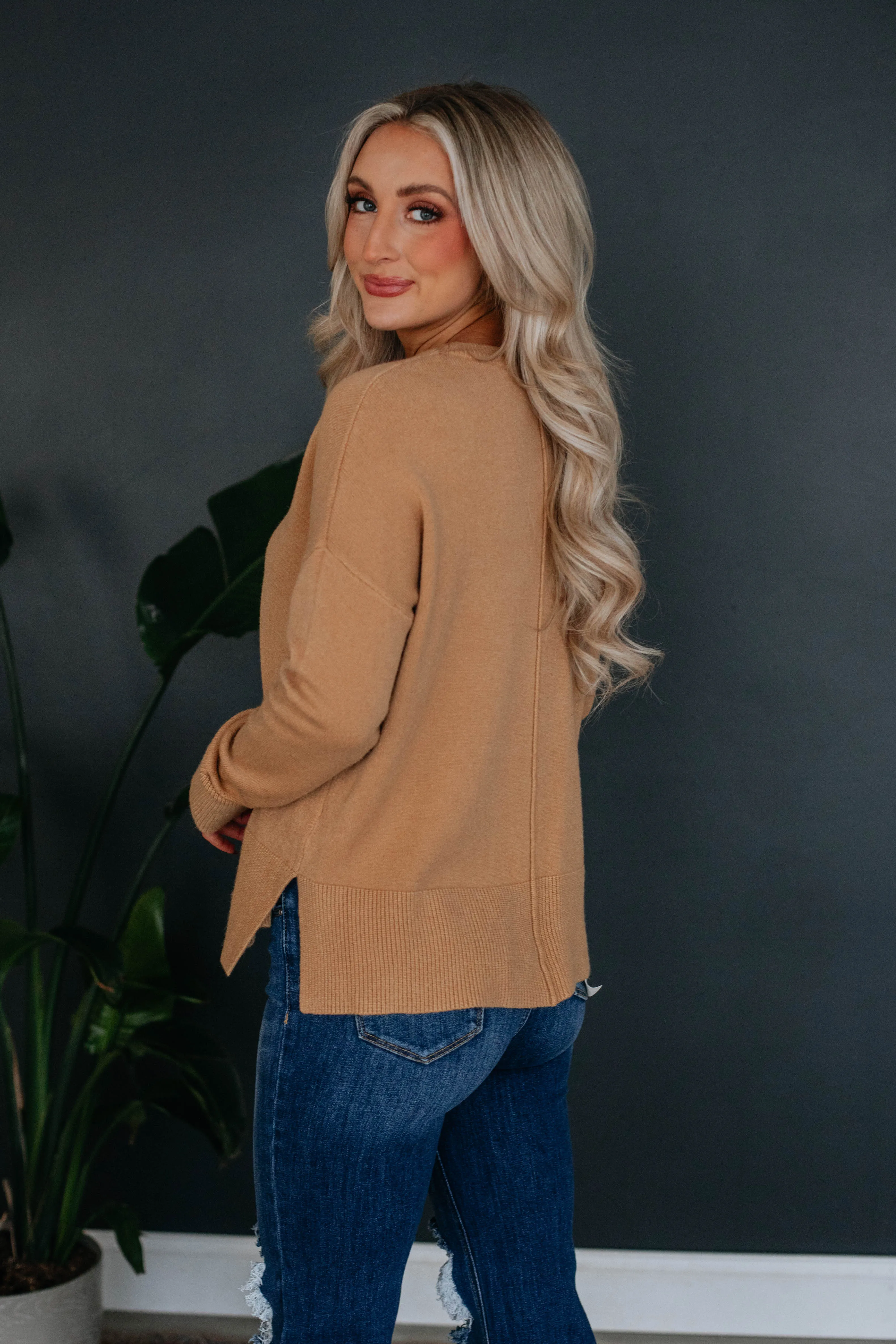 Alessa Sweater - Biscotti sold by Wild Oak Boutique product image thumbnail 4