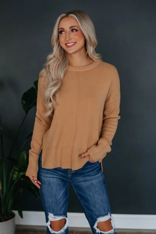 Alessa Sweater - Biscotti sold by Wild Oak Boutique