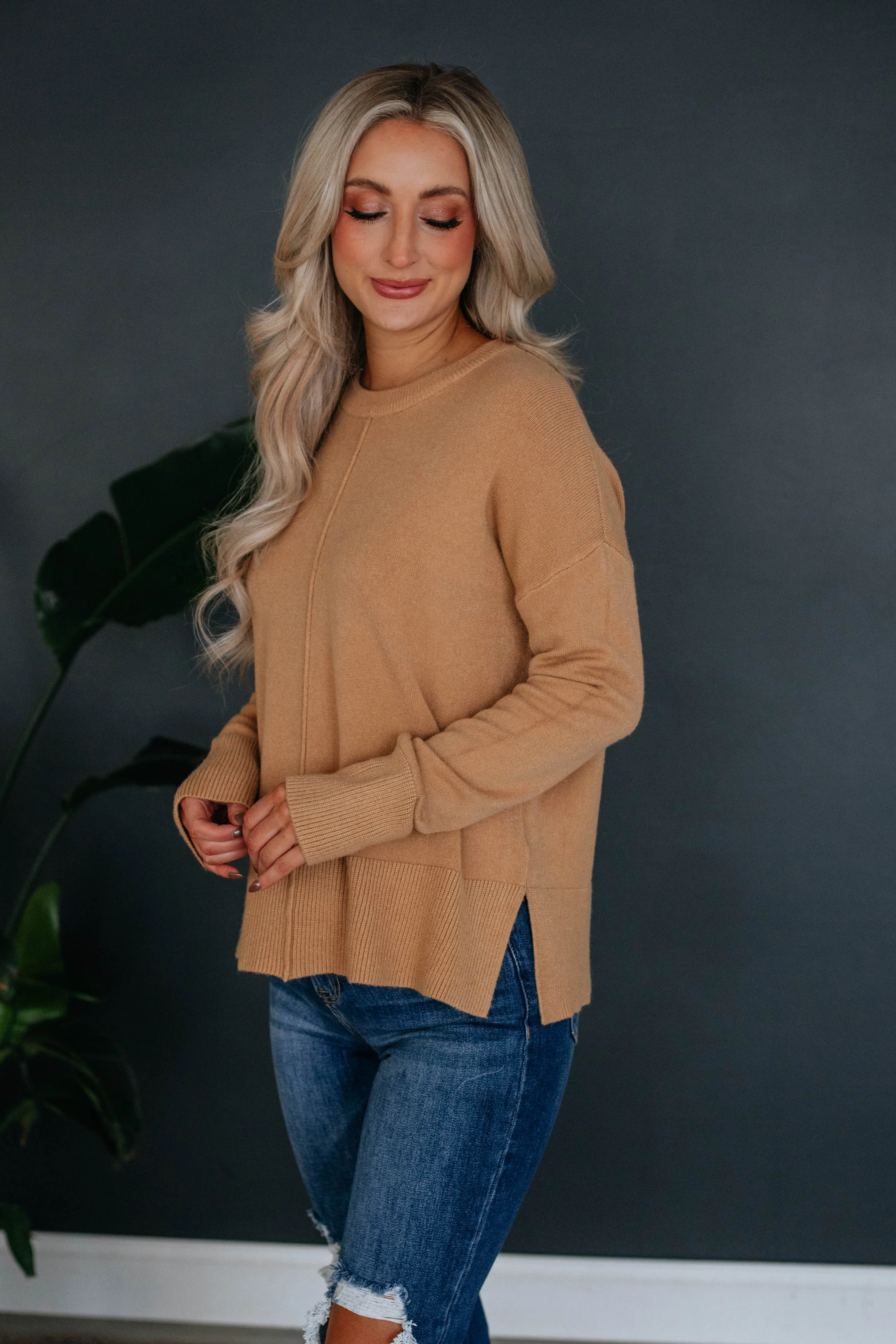 Alessa Sweater - Biscotti sold by Wild Oak Boutique product image thumbnail 5
