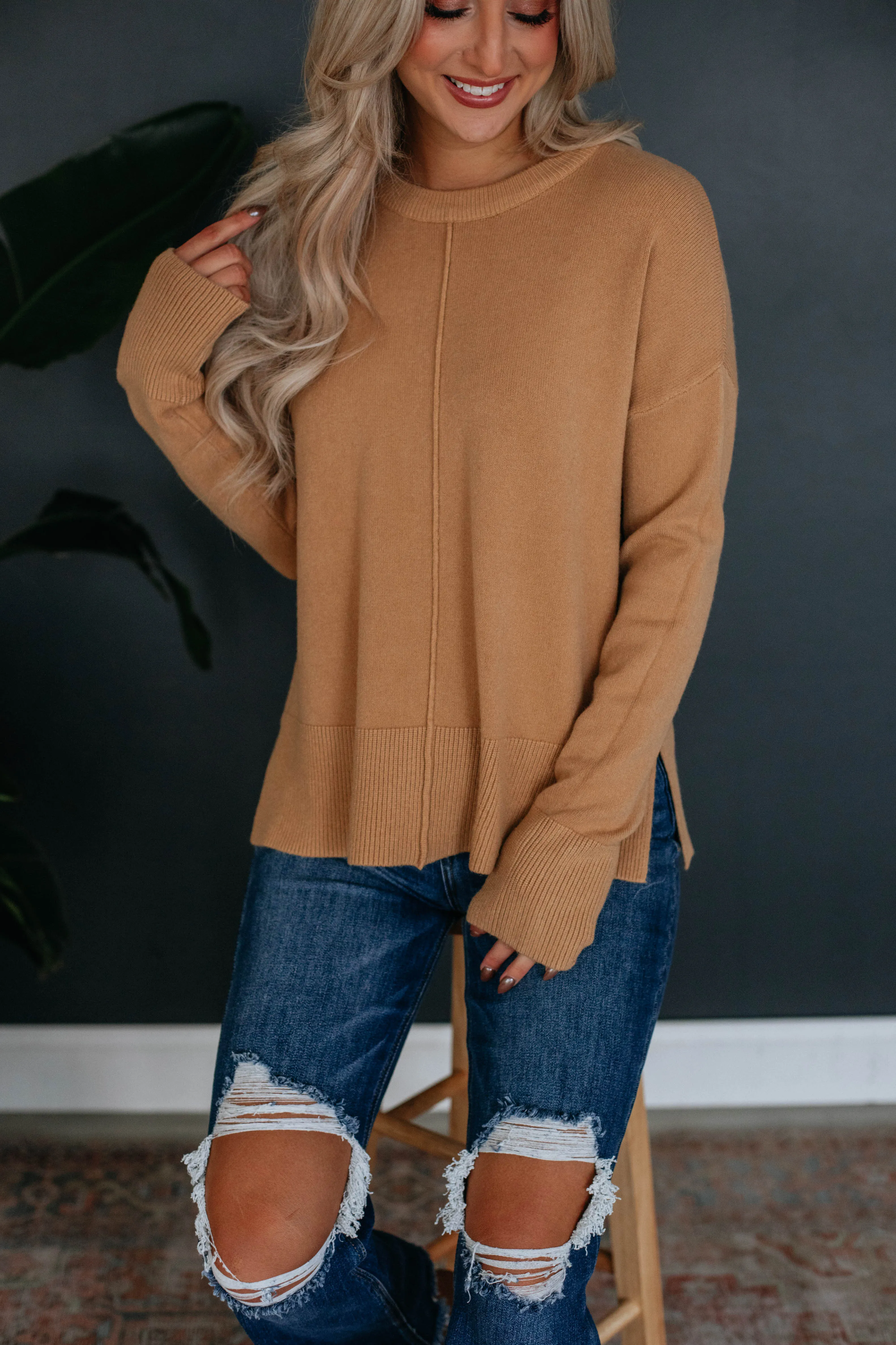 Alessa Sweater - Biscotti sold by Wild Oak Boutique product image thumbnail 2