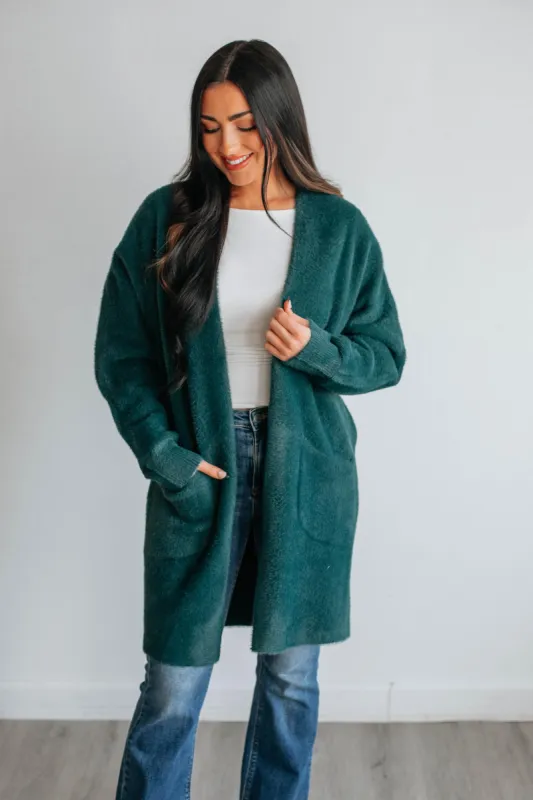 Ivyana Cardigan - Peacock sold by Wild Oak Boutique