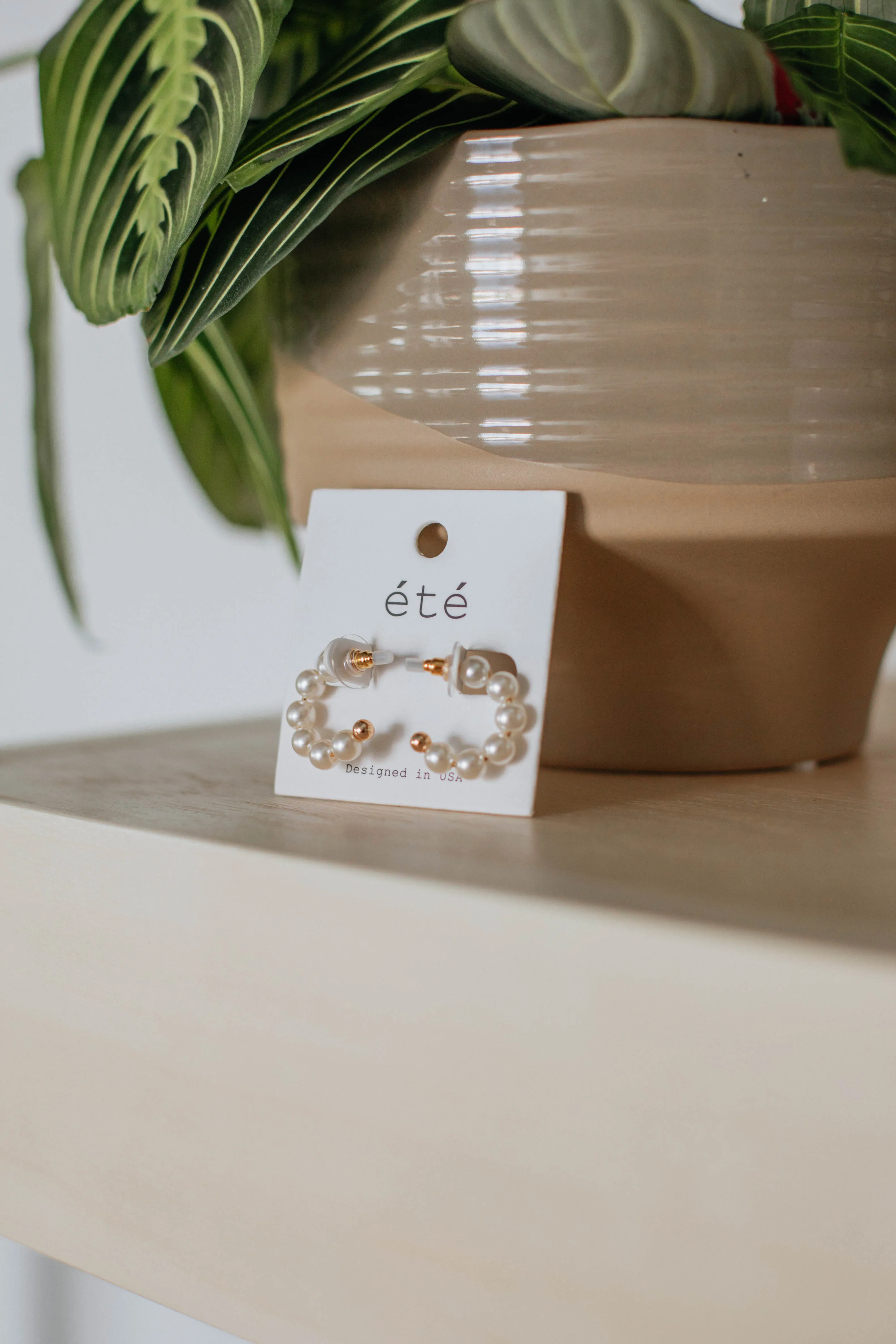 Elle Hoop Earrings sold by Wild Oak Boutique product image thumbnail 4