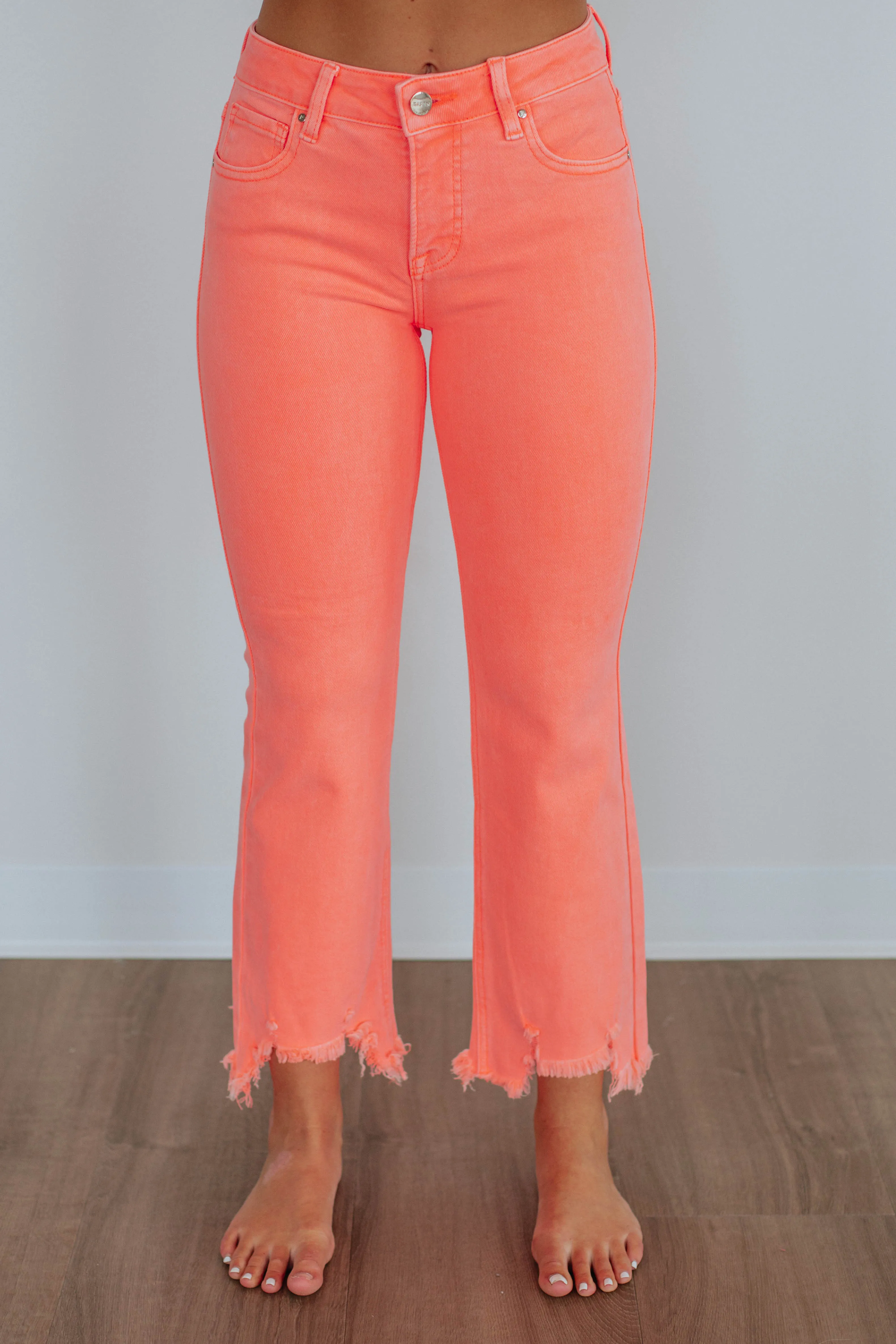 Neona Risen Jeans - Sorbet sold by Wild Oak Boutique product image thumbnail 3