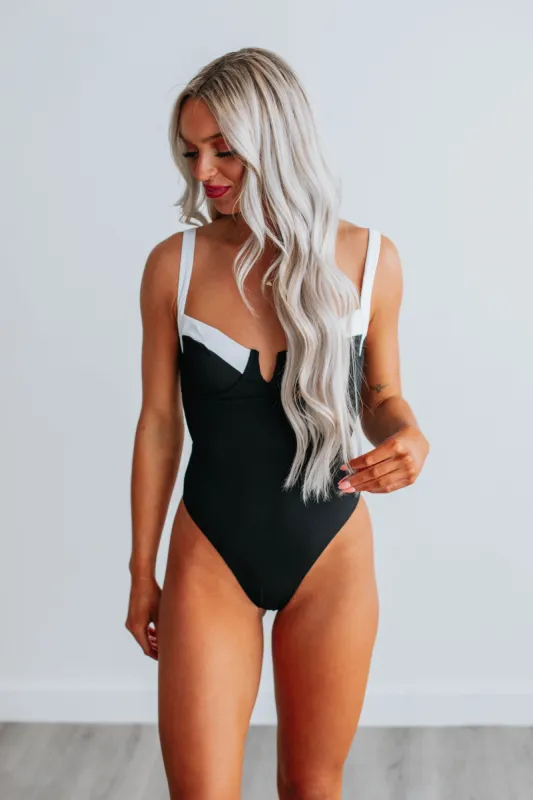 Cabana Cutie One Piece Swimsuit - Black sold by Wild Oak Boutique