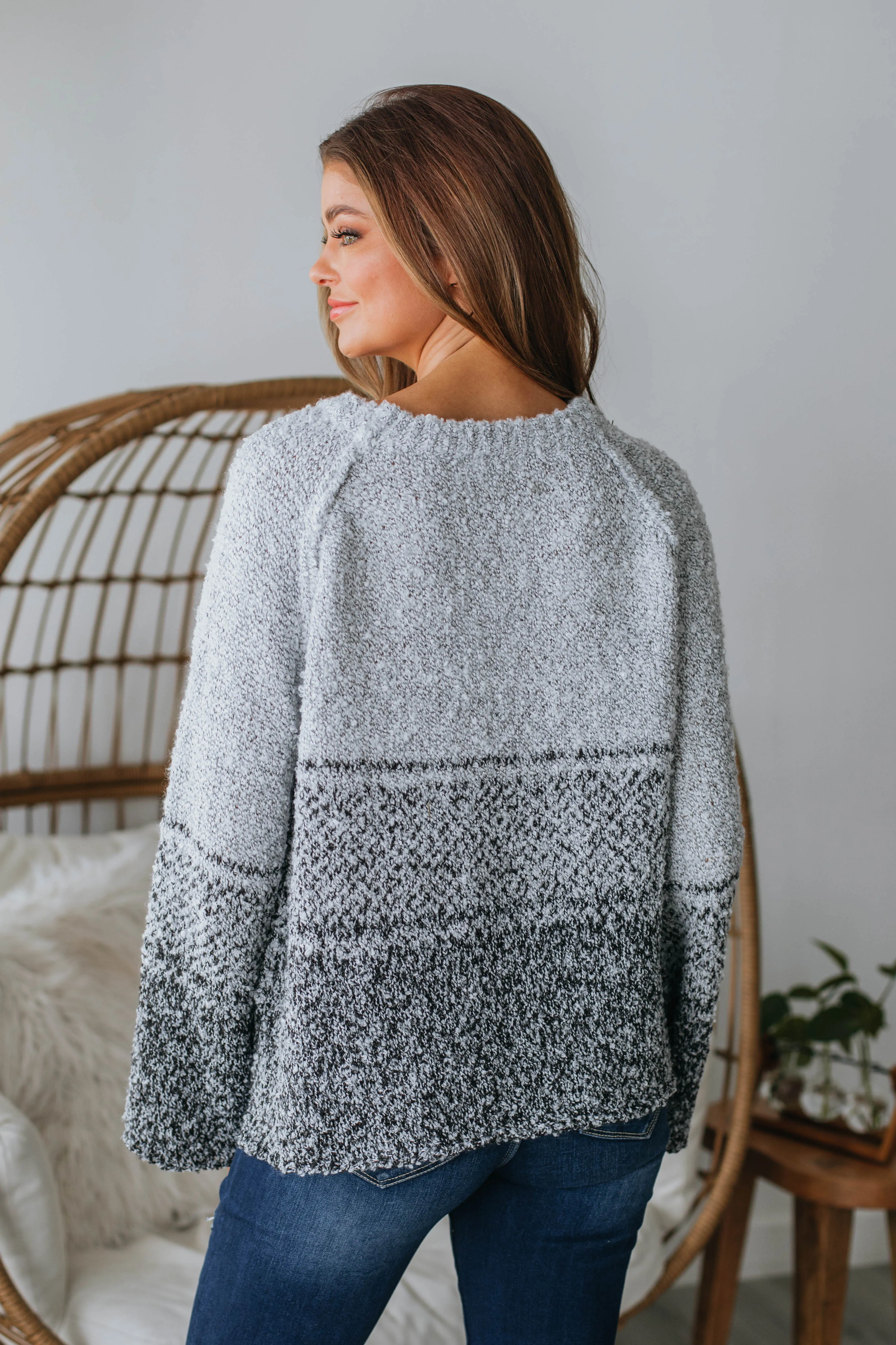 Jovie Sweater - Grey Mix sold by Wild Oak Boutique product image thumbnail 4