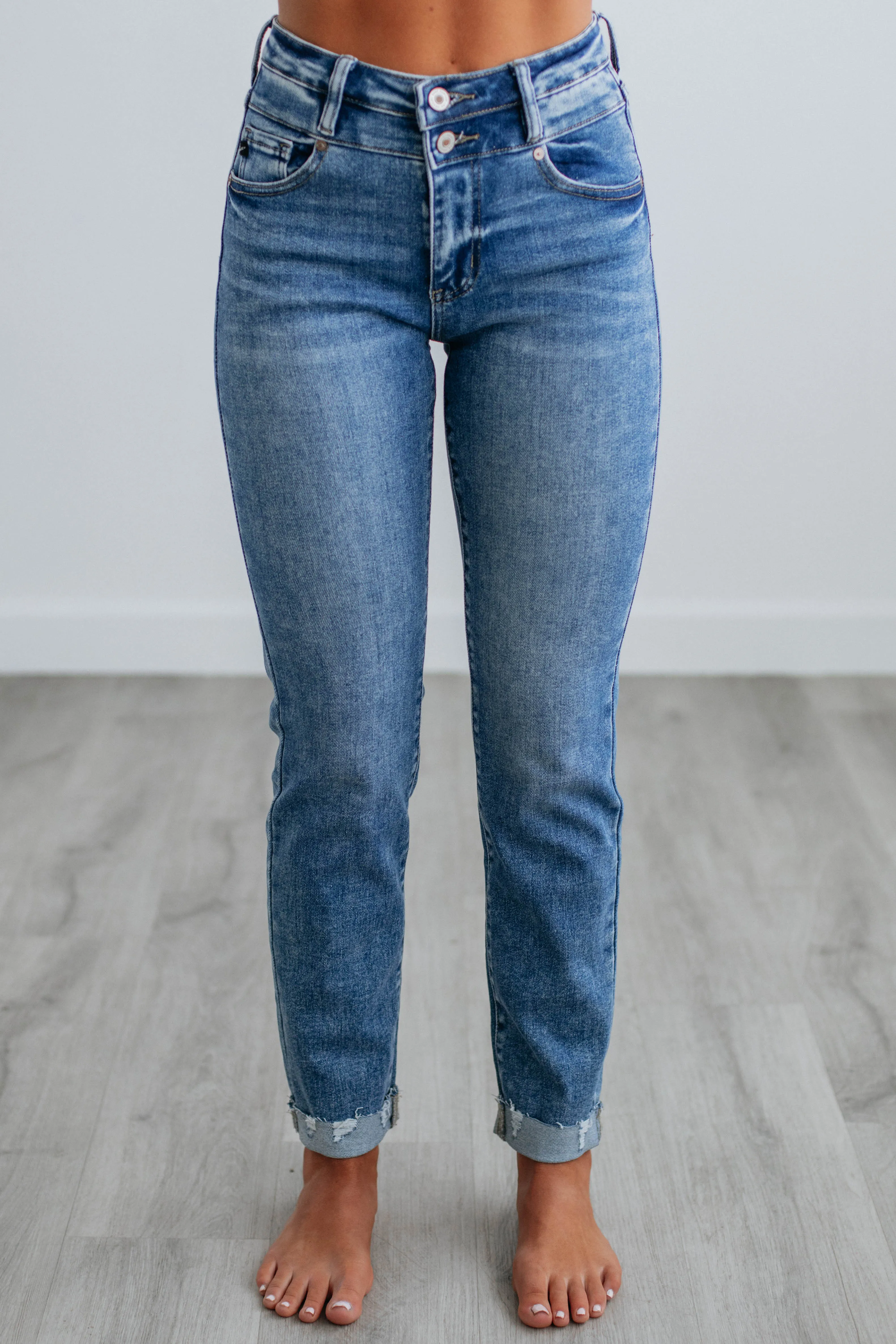 Carlin KanCan Jeans - Medium Wash sold by Wild Oak Boutique product image thumbnail 3