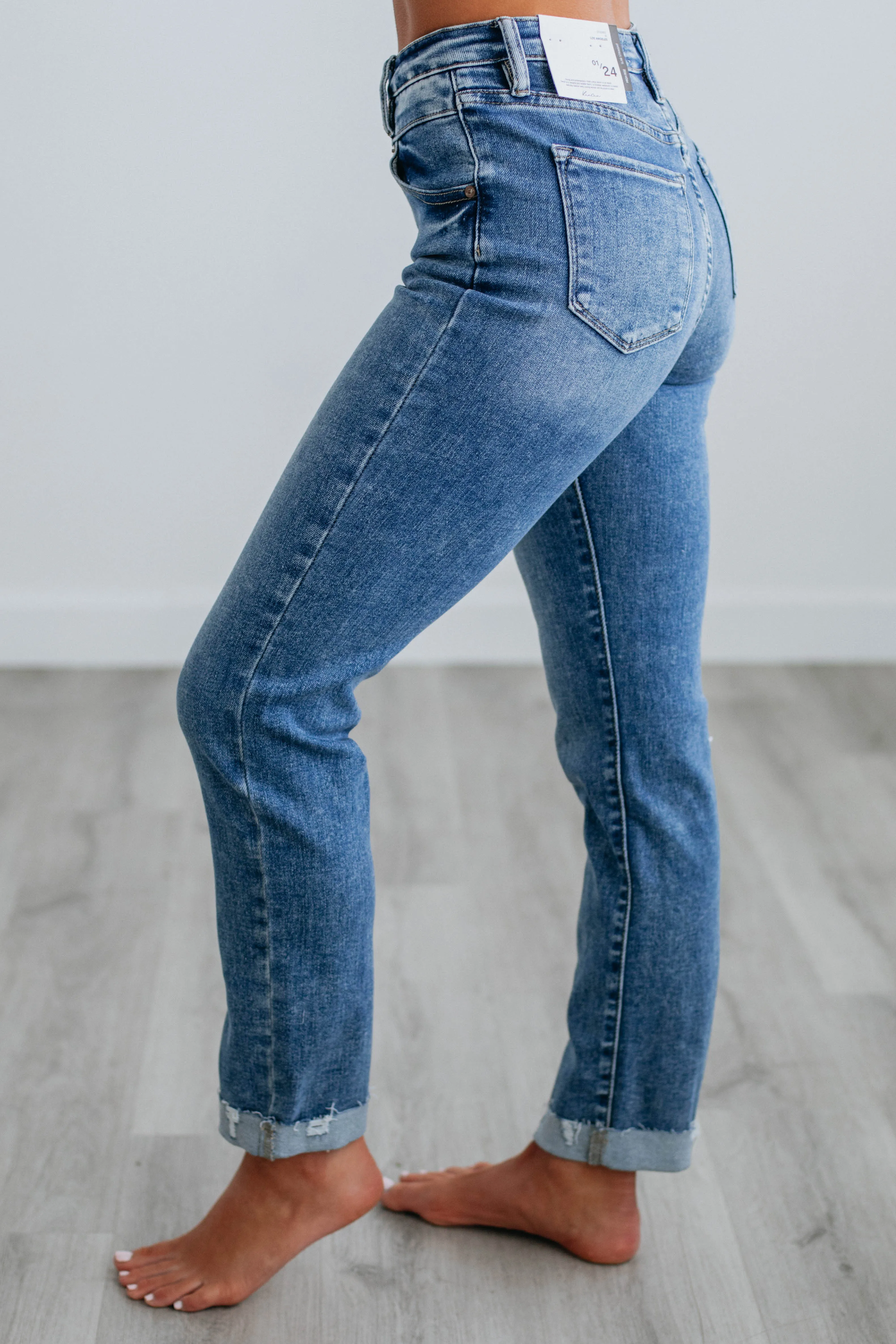 Carlin KanCan Jeans - Medium Wash sold by Wild Oak Boutique product image thumbnail 5