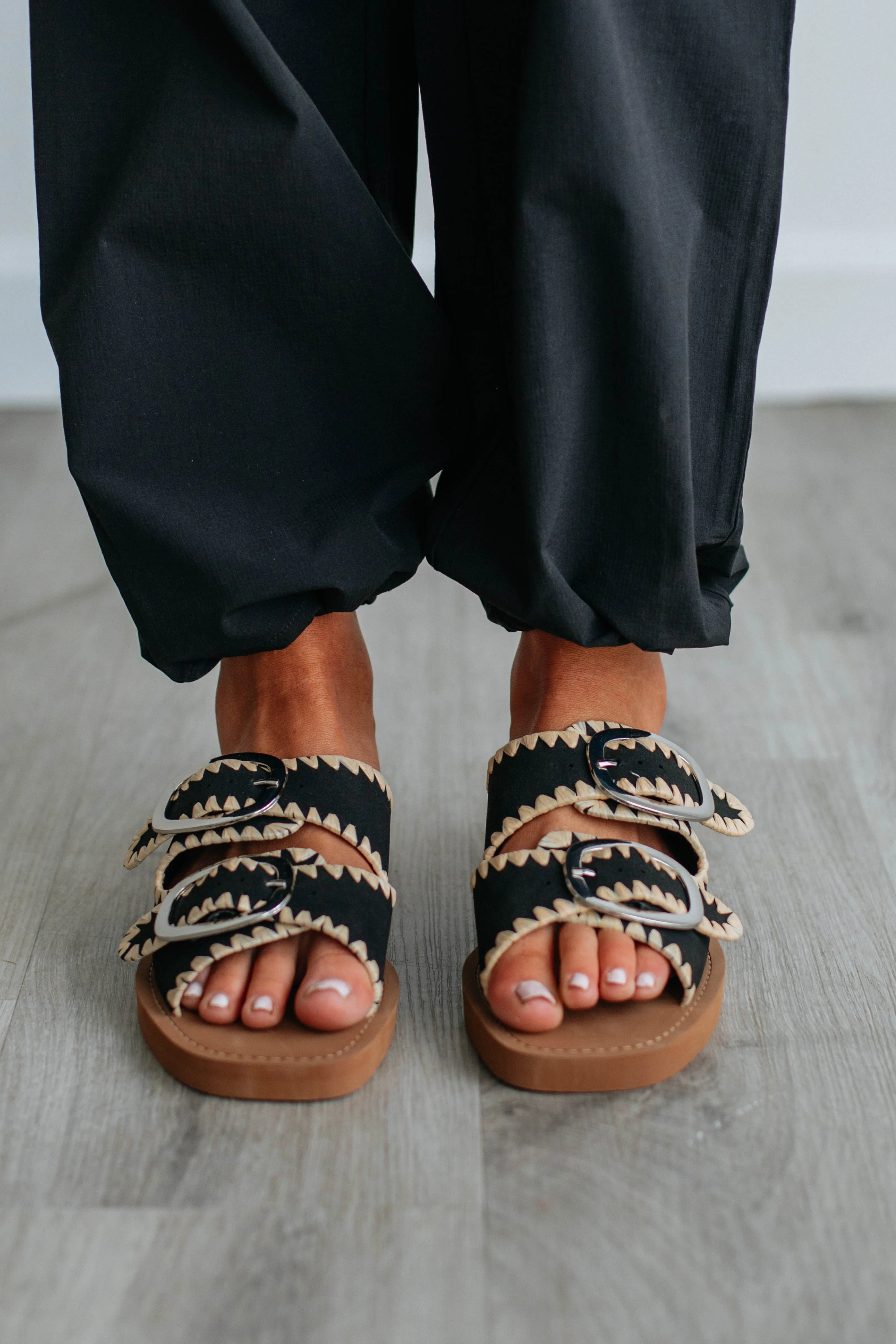 Going My Way Sandals - Black sold by Wild Oak Boutique product image thumbnail 3
