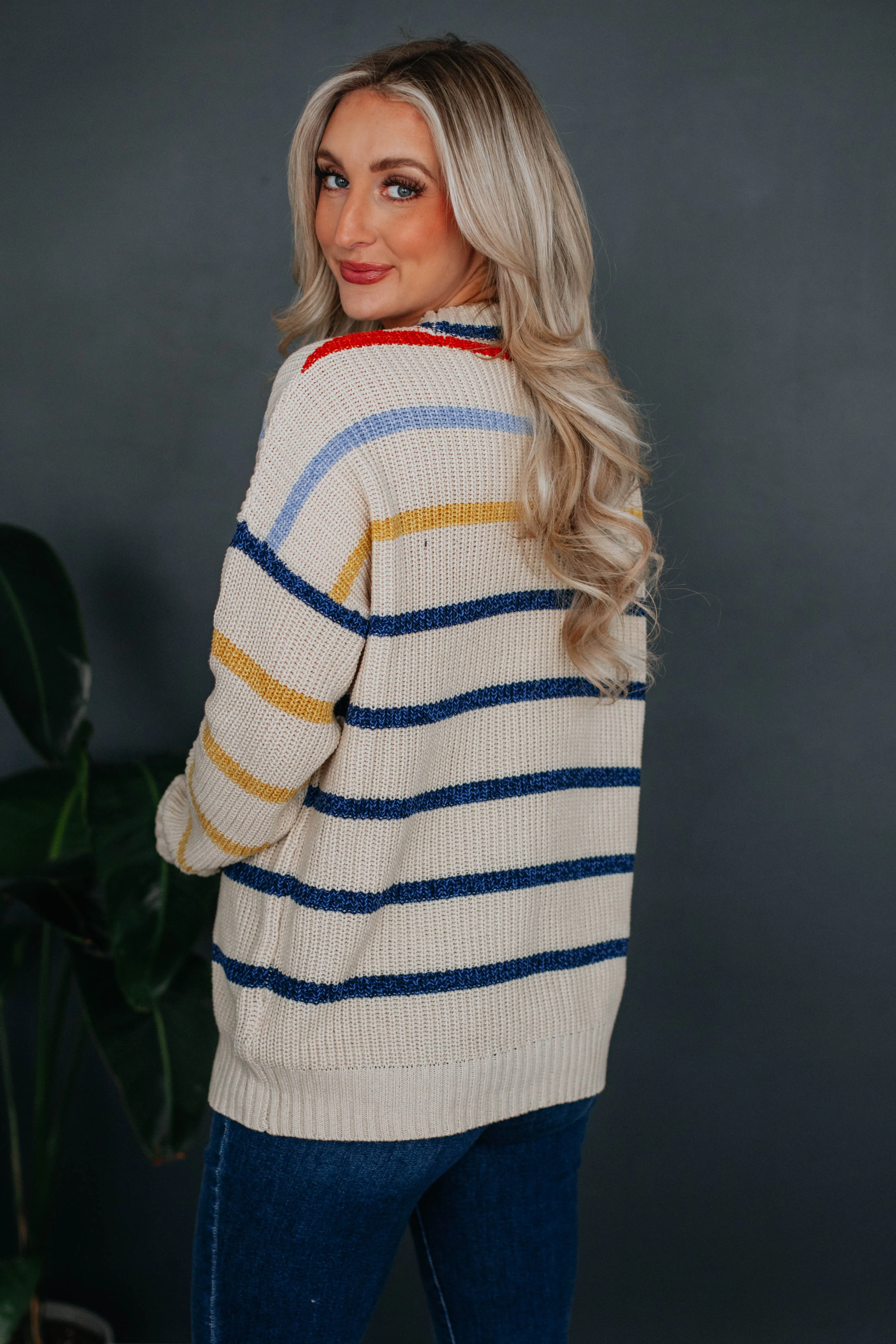Esme Striped Sweater sold by Wild Oak Boutique product image thumbnail 5