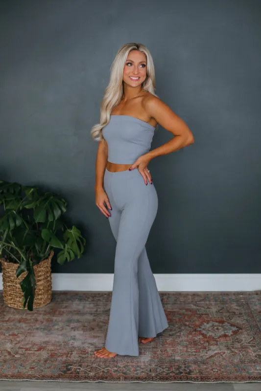 Livia Two-Piece Set - Grey sold by Wild Oak Boutique