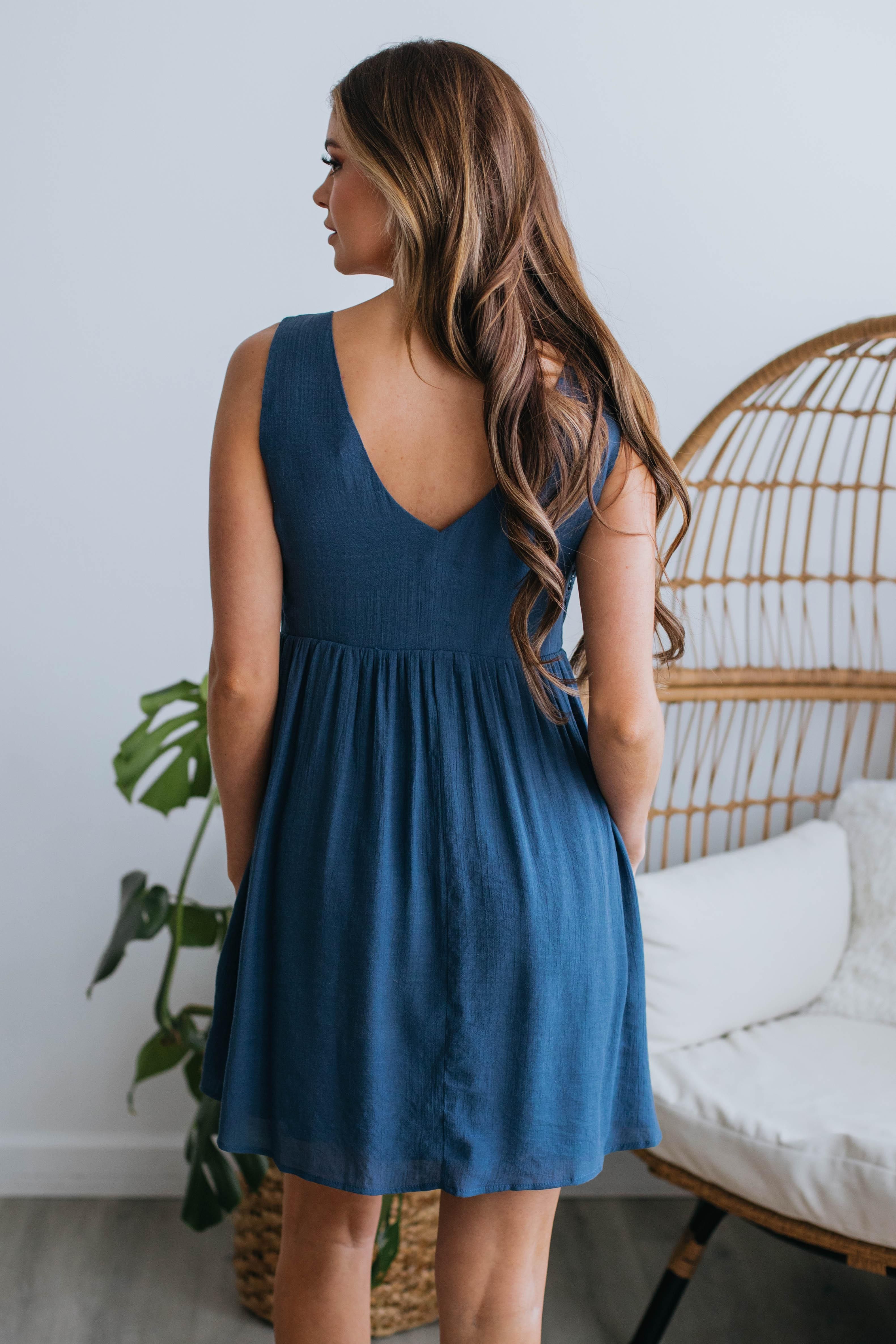 Britton Crochet Detailed Dress sold by Wild Oak Boutique product image thumbnail 3