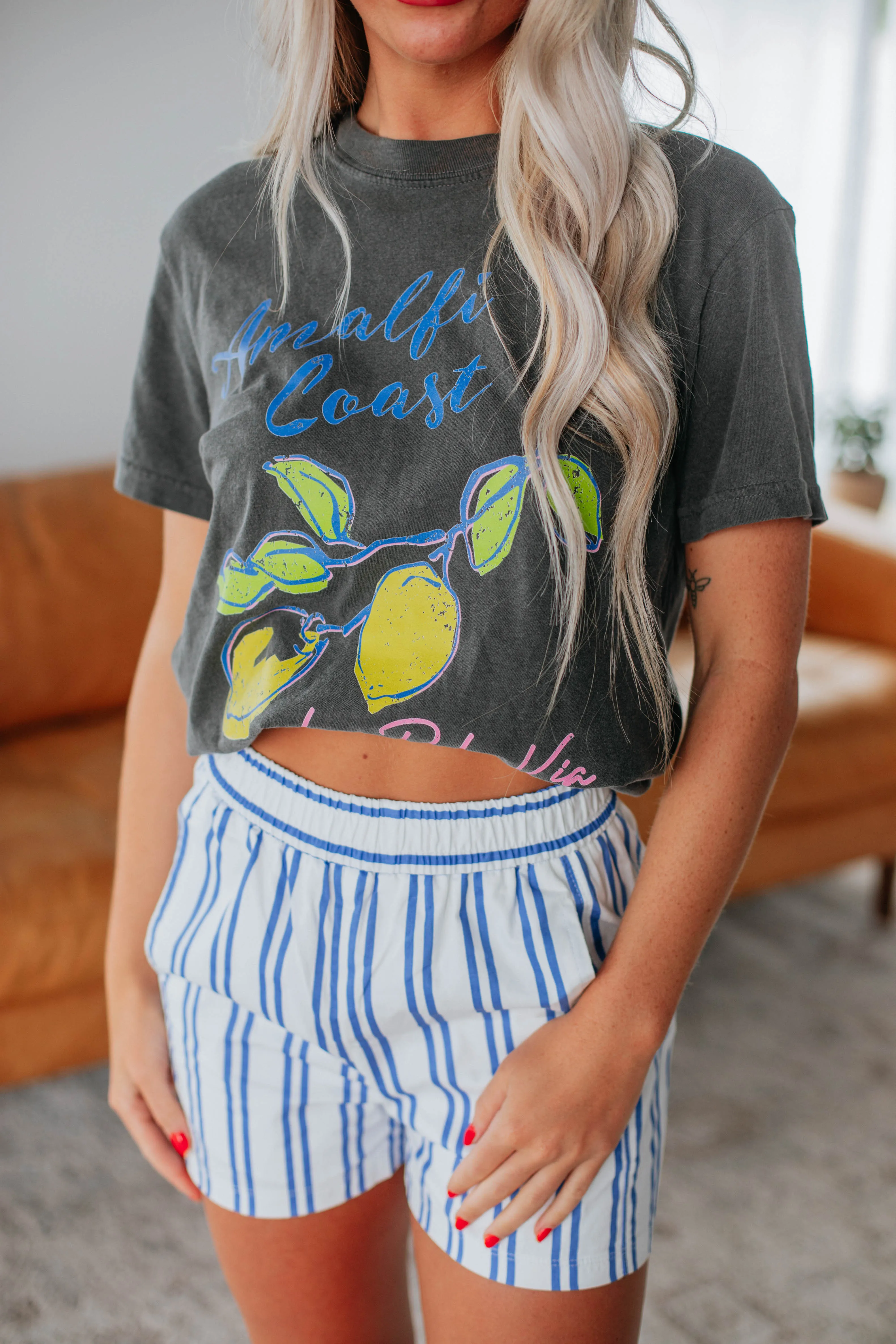 Amalfi Coast Graphic Tee sold by Wild Oak Boutique product image thumbnail 2