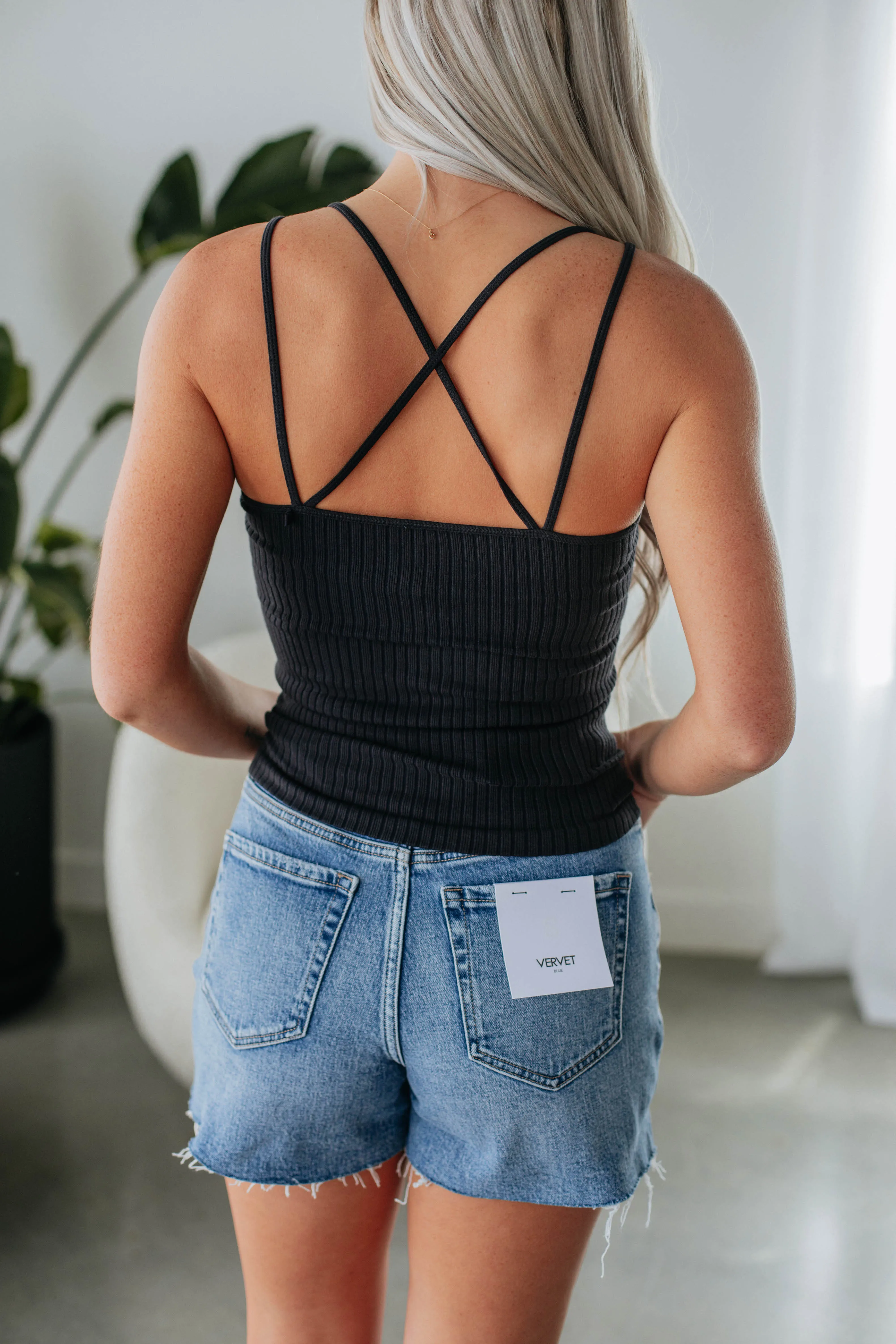 Fine Line Tank - Black sold by Wild Oak Boutique product image thumbnail 2