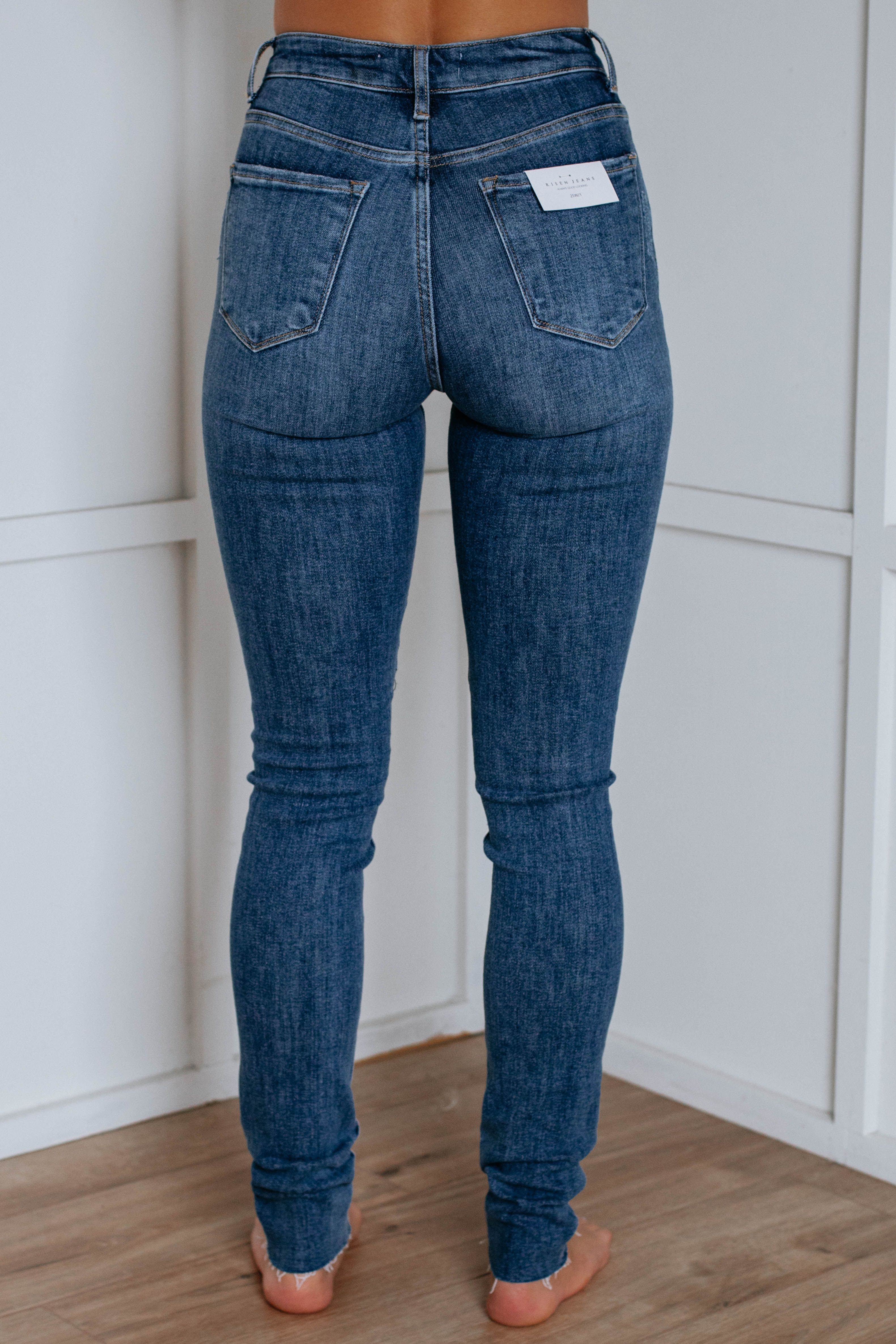 Elora Risen Jeans - Dark Wash sold by Wild Oak Boutique product image thumbnail 5