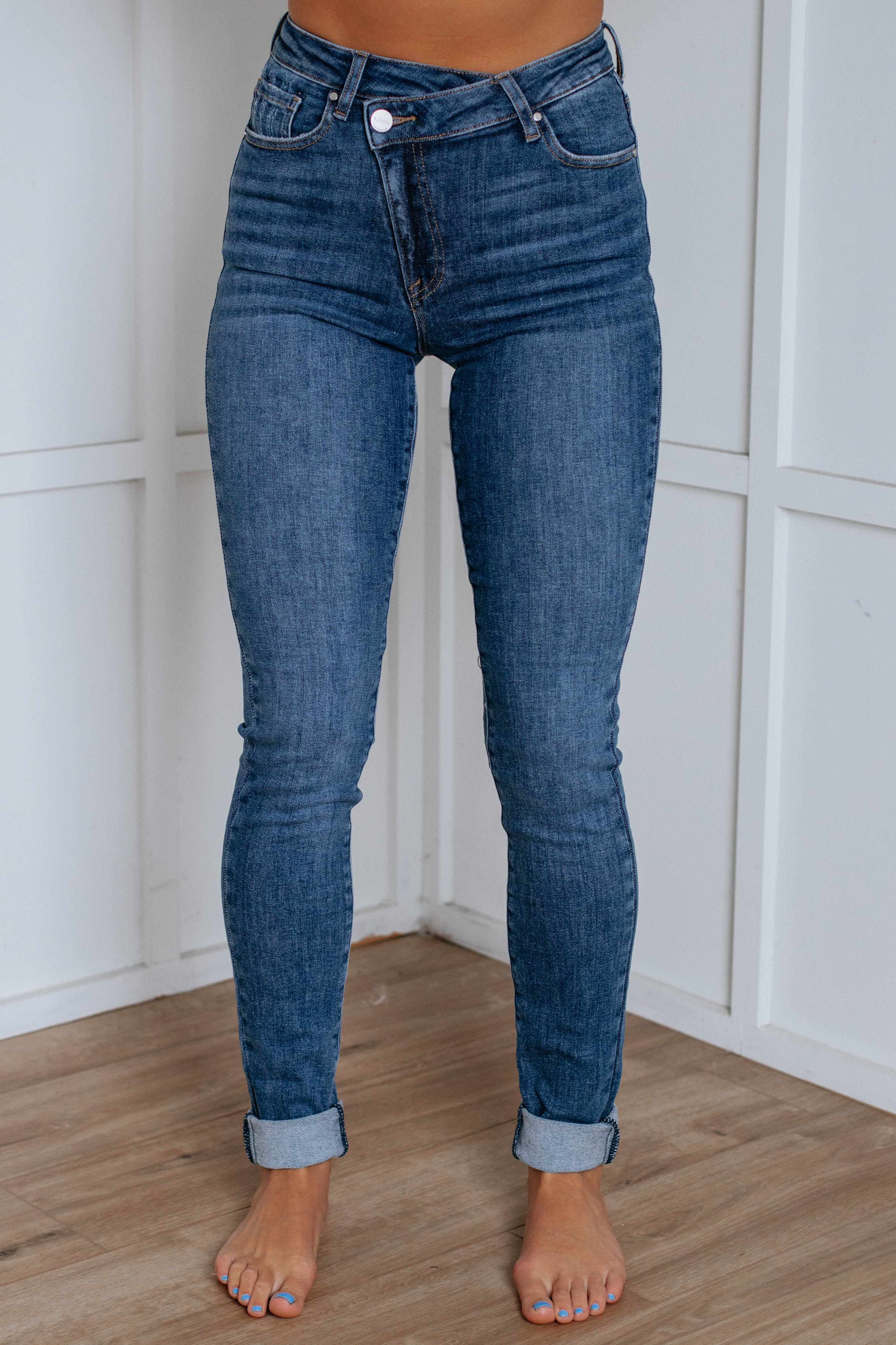 Elora Risen Jeans - Dark Wash sold by Wild Oak Boutique product image thumbnail 4