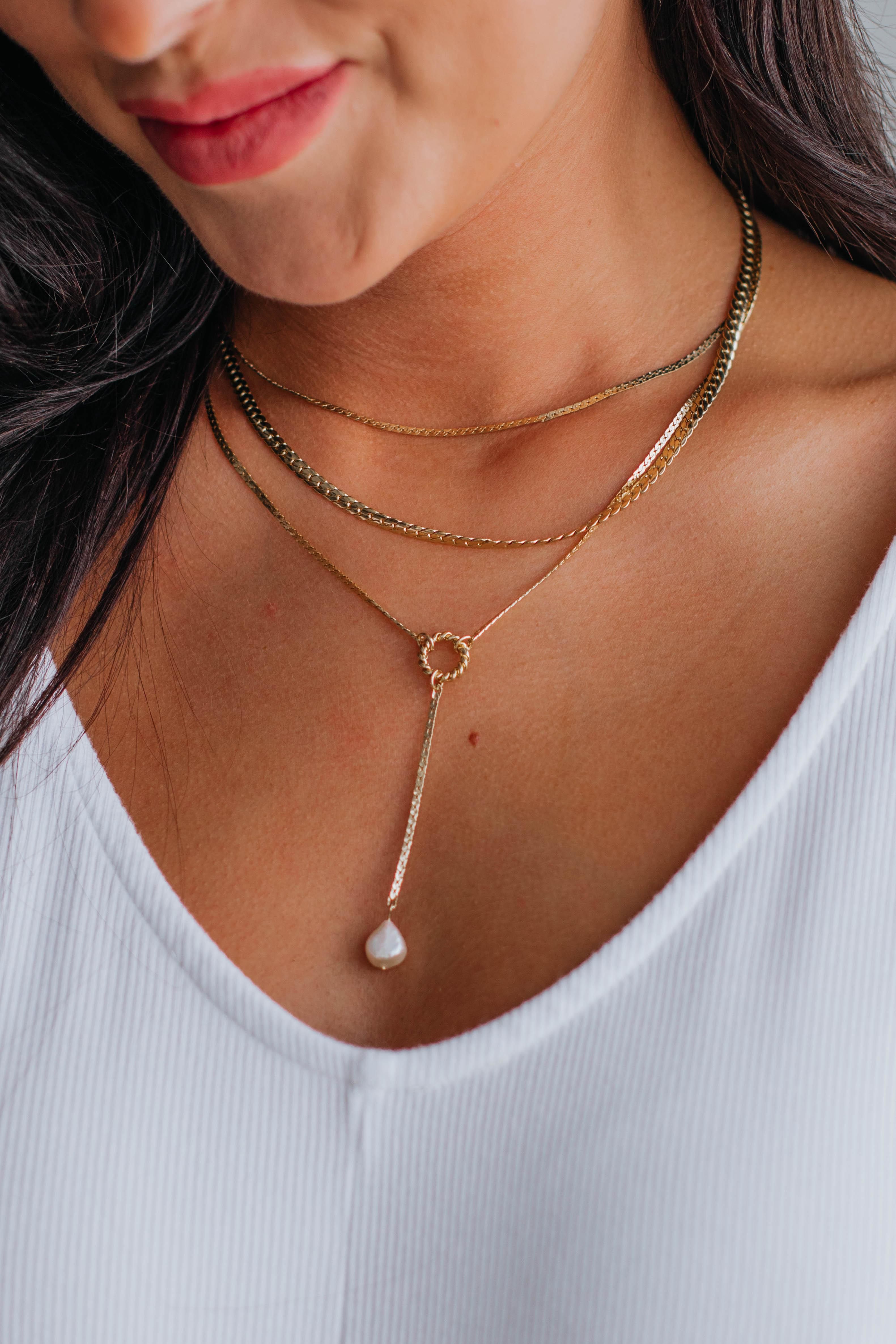 Rita Layered Necklace sold by Wild Oak Boutique product image thumbnail 3