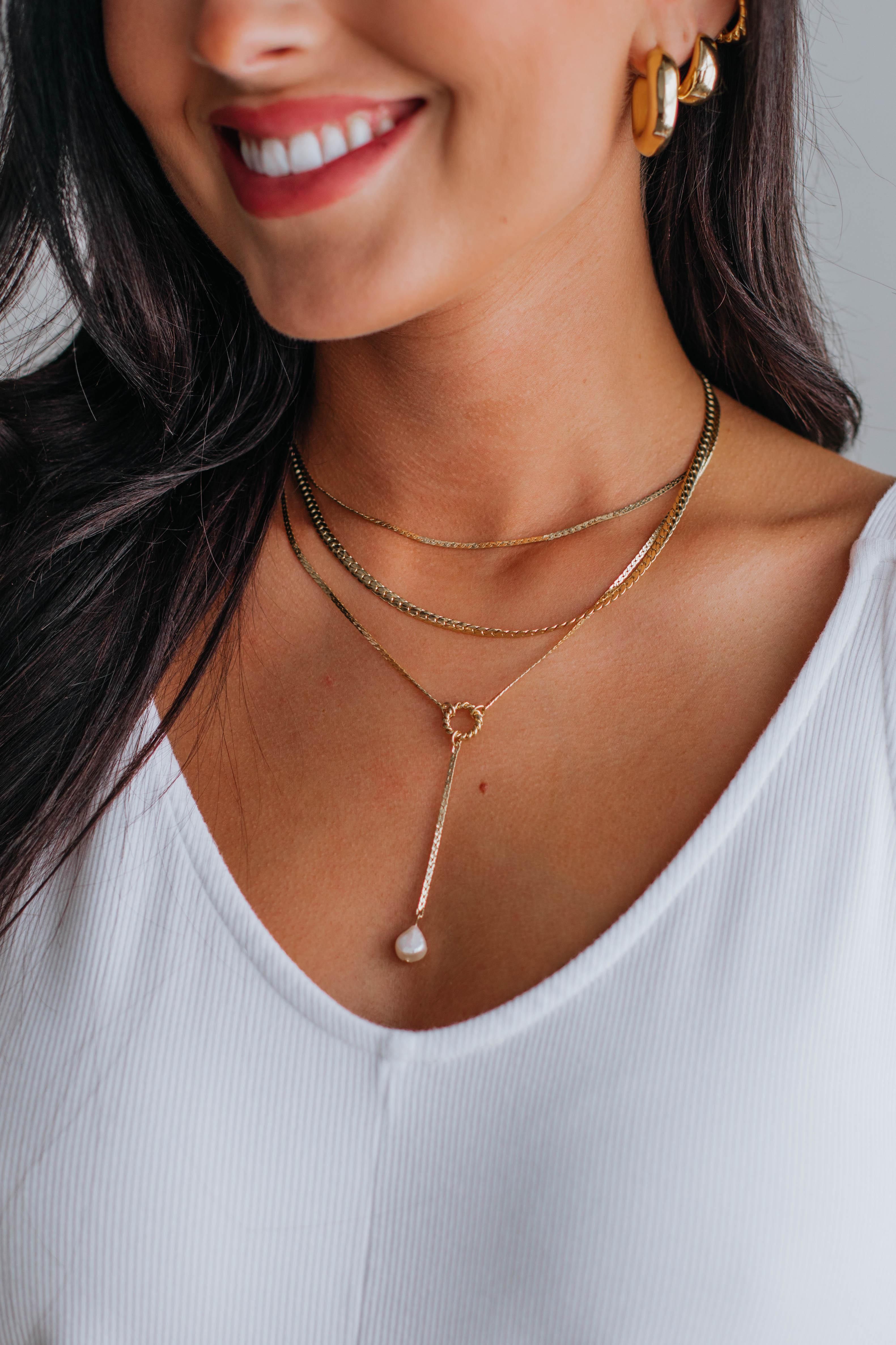 Rita Layered Necklace sold by Wild Oak Boutique product image thumbnail 2