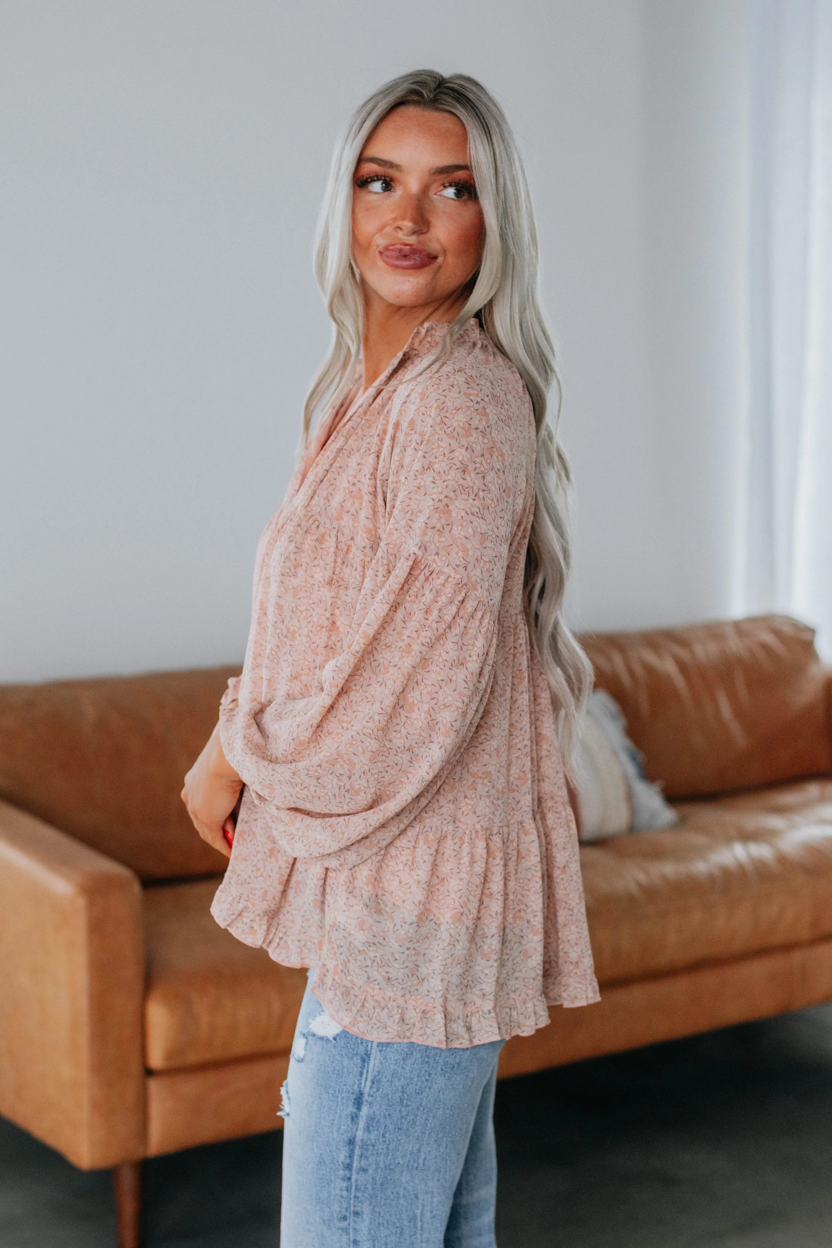 Adalee Floral Top sold by Wild Oak Boutique product image thumbnail 2