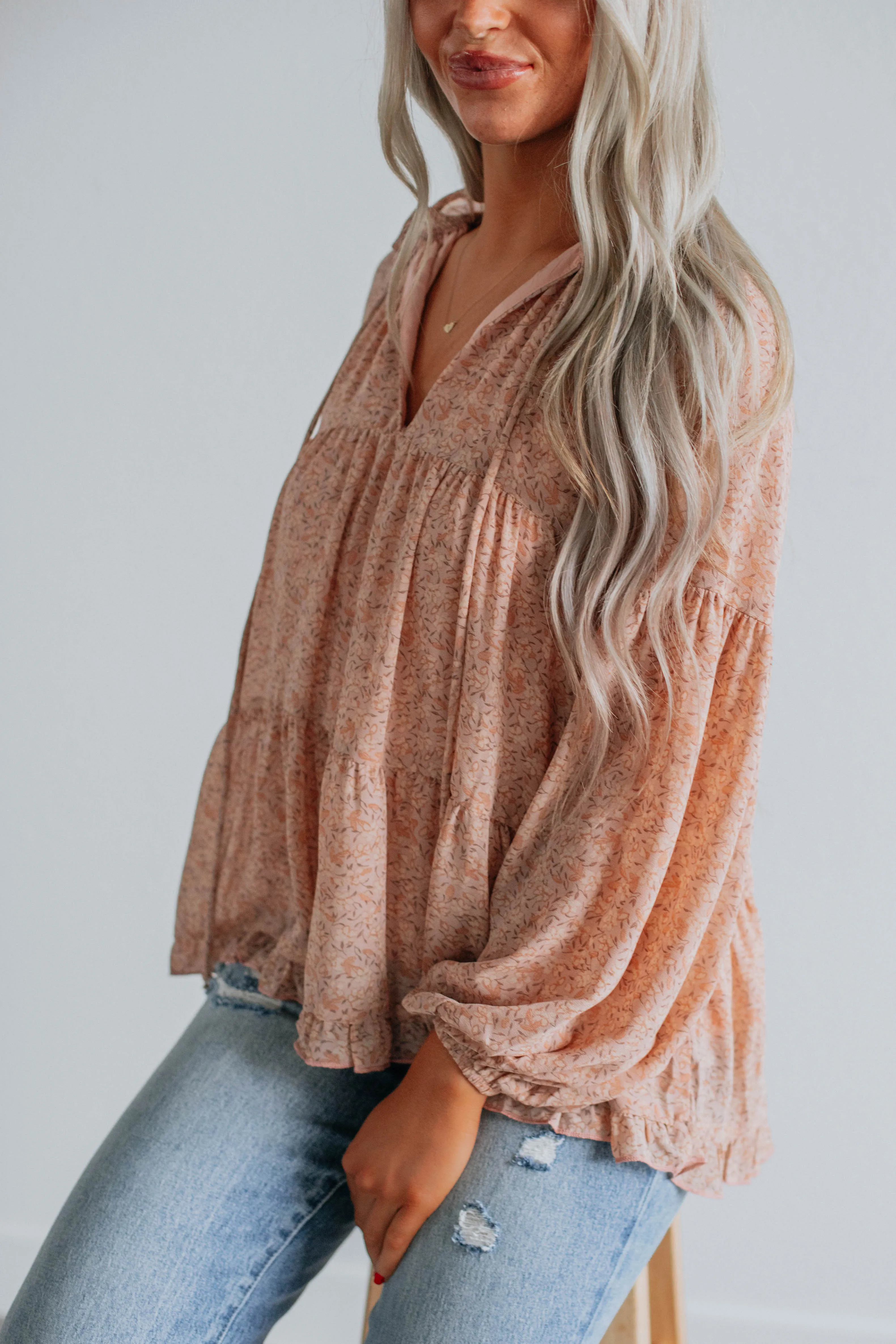 Adalee Floral Top sold by Wild Oak Boutique product image thumbnail 5