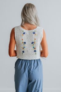 Lucy Crochet Tank sold by Wild Oak Boutique