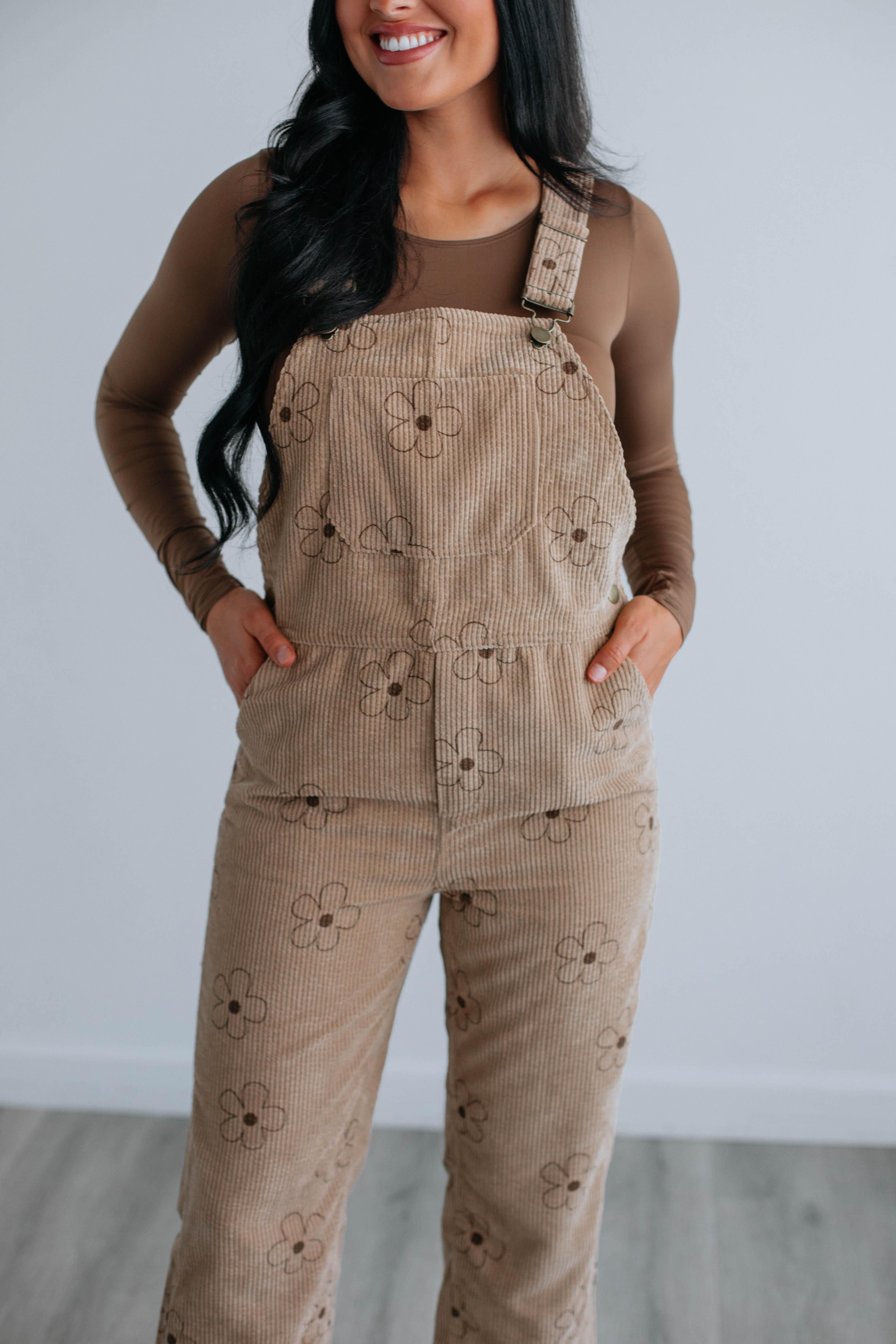 Corduroy Cutie Overalls sold by Wild Oak Boutique product image thumbnail 2